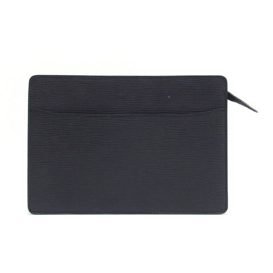 LOUIS VUITTON Epi Pochette Homme Clutch Bag Black M52522