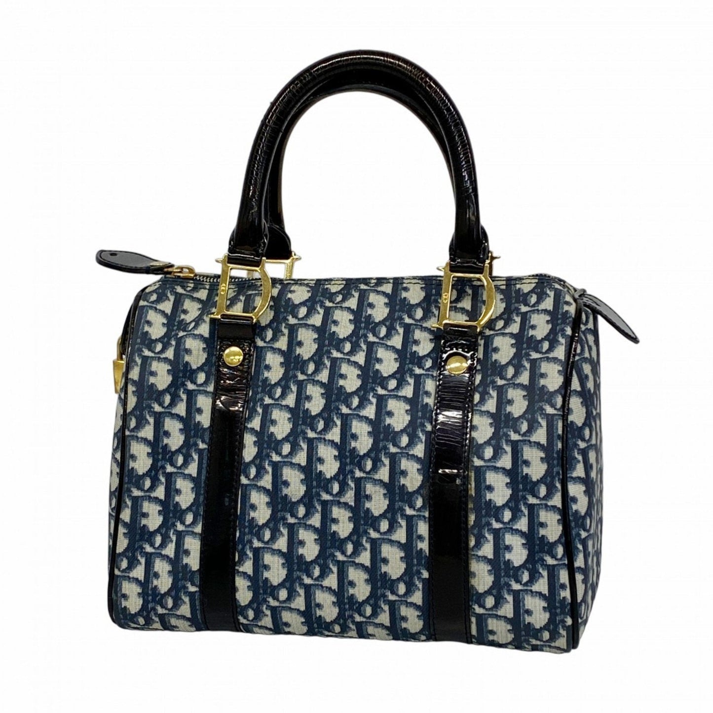 Christian Dior Navy Pvc Handbag  