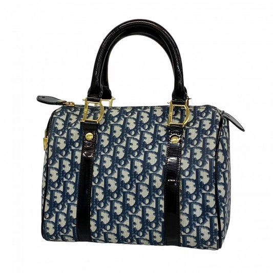 Christian Dior Navy Pvc Handbag  