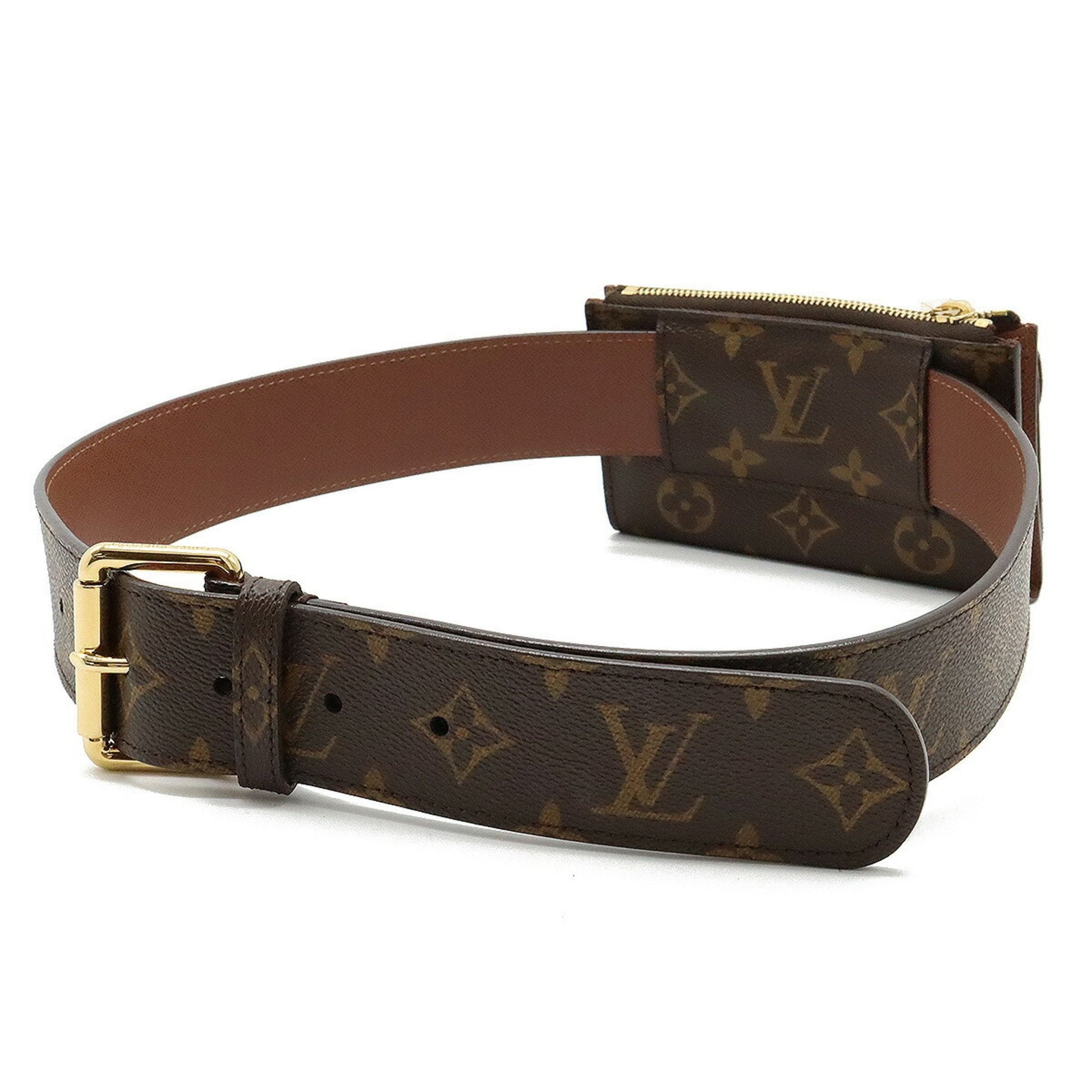 LOUIS VUITTON Monogram Santulle Pochette Duo Belt Bag Waist Pouch #80
