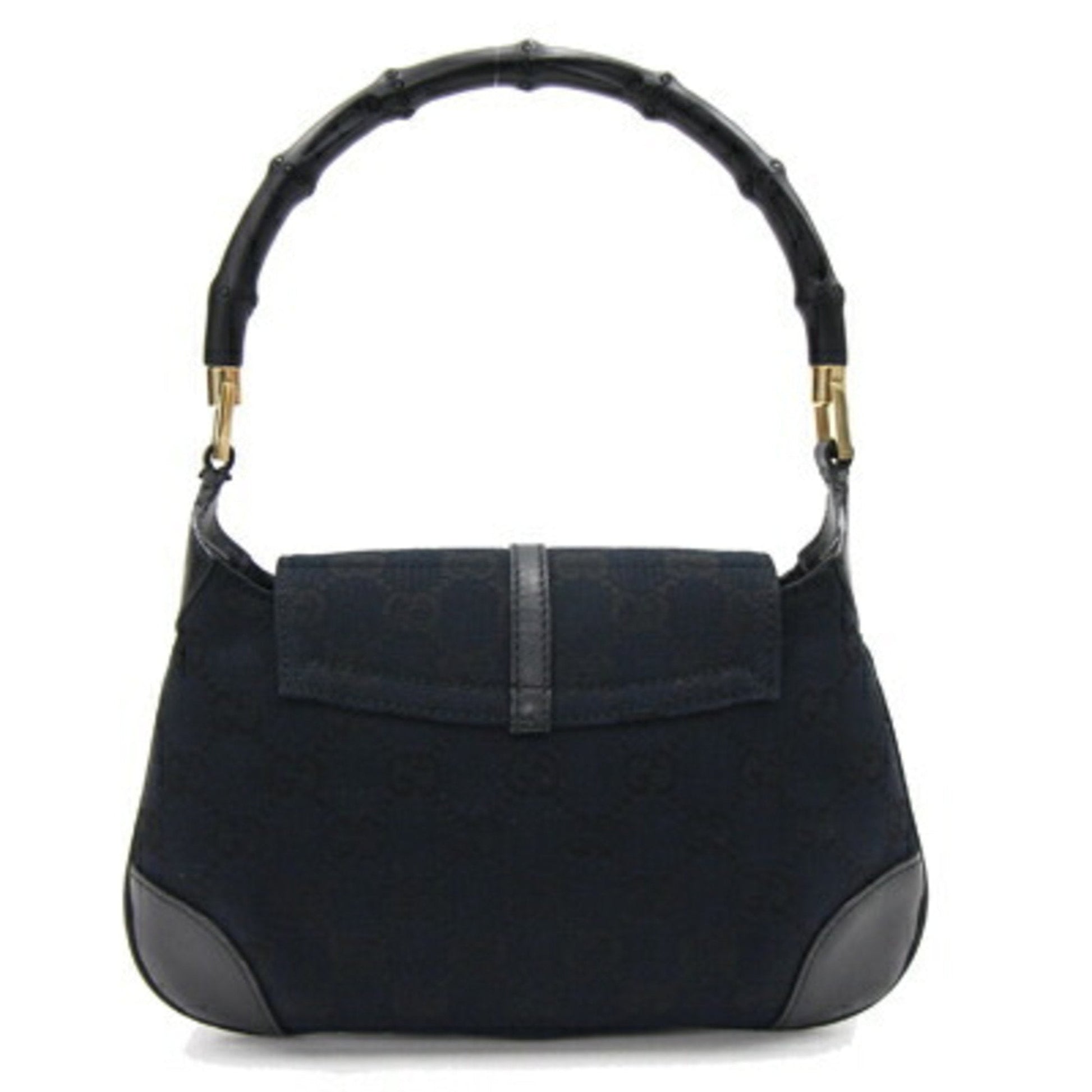 Gucci Lou Leather Canvas Handbag