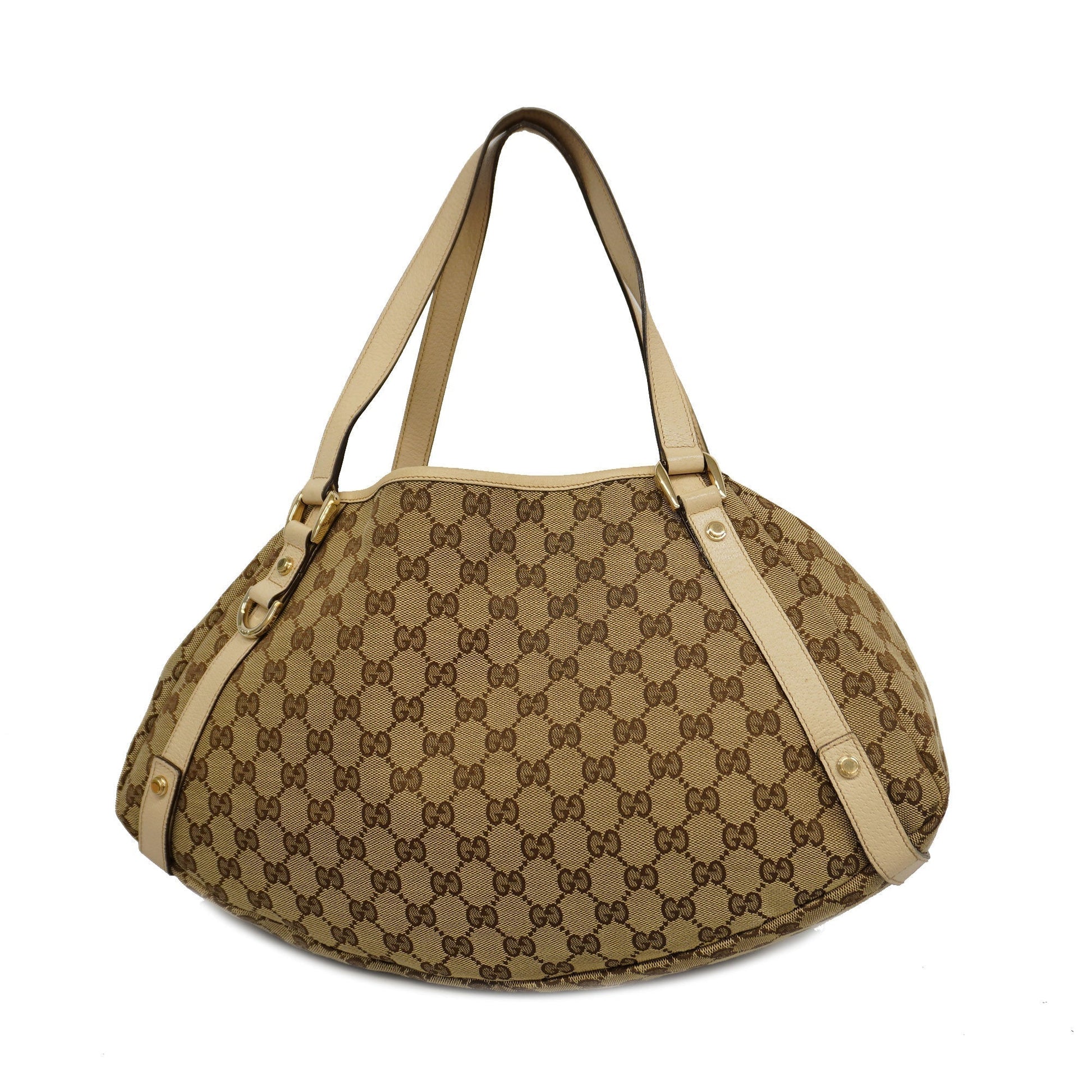 Gucci Leather Canvas Tote