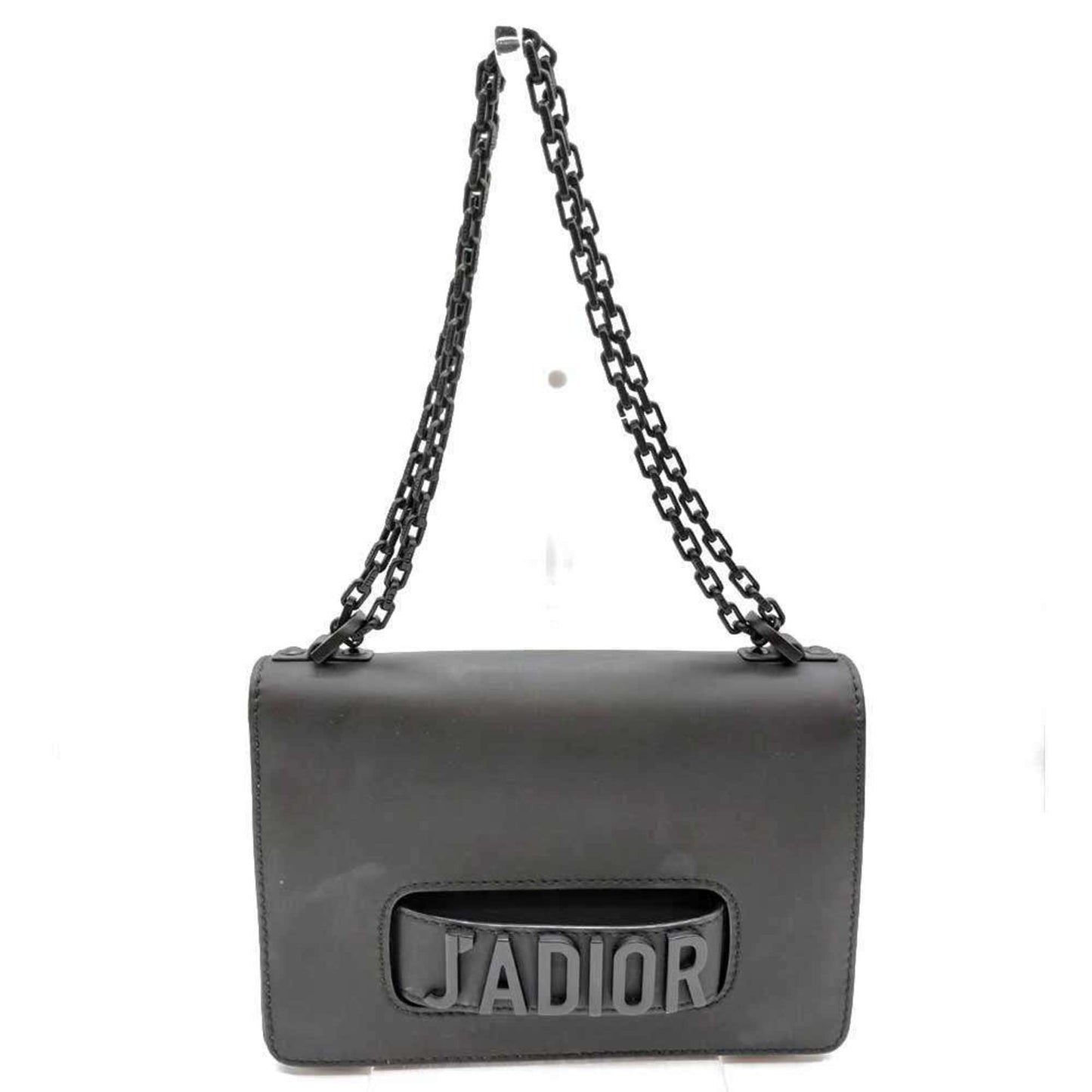 Christian Dior Black Leather Shoulder Bag  