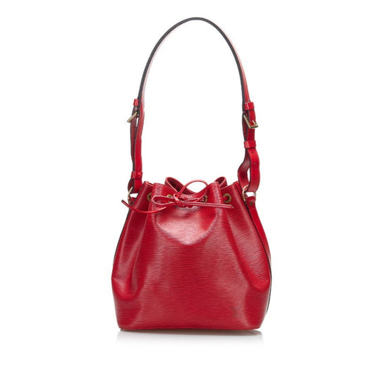 Louis Vuitton Epi Petinoe Shoulder Bag M44172 Castilian Red Leather Women's LOUIS VUITTON