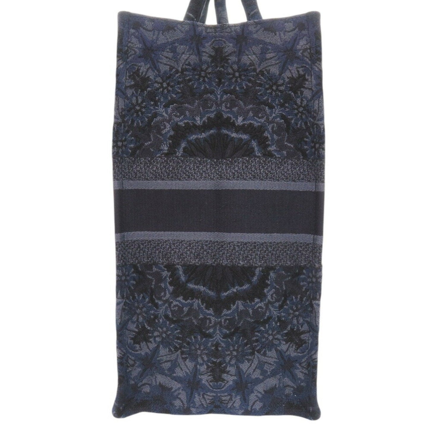 Christian Dior Navy Canvas Tote Bag  