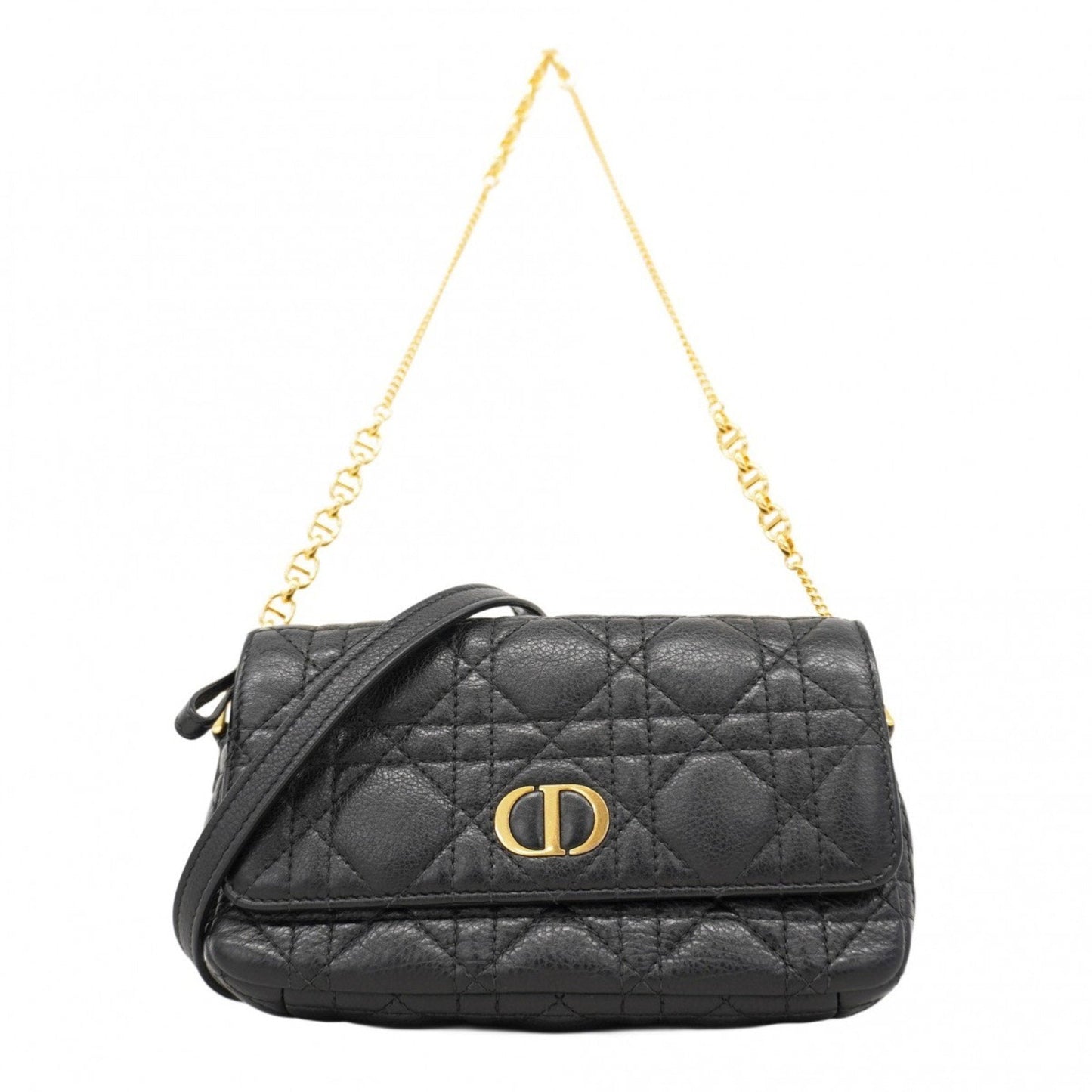 Christian Dior Black Leather Handbag  