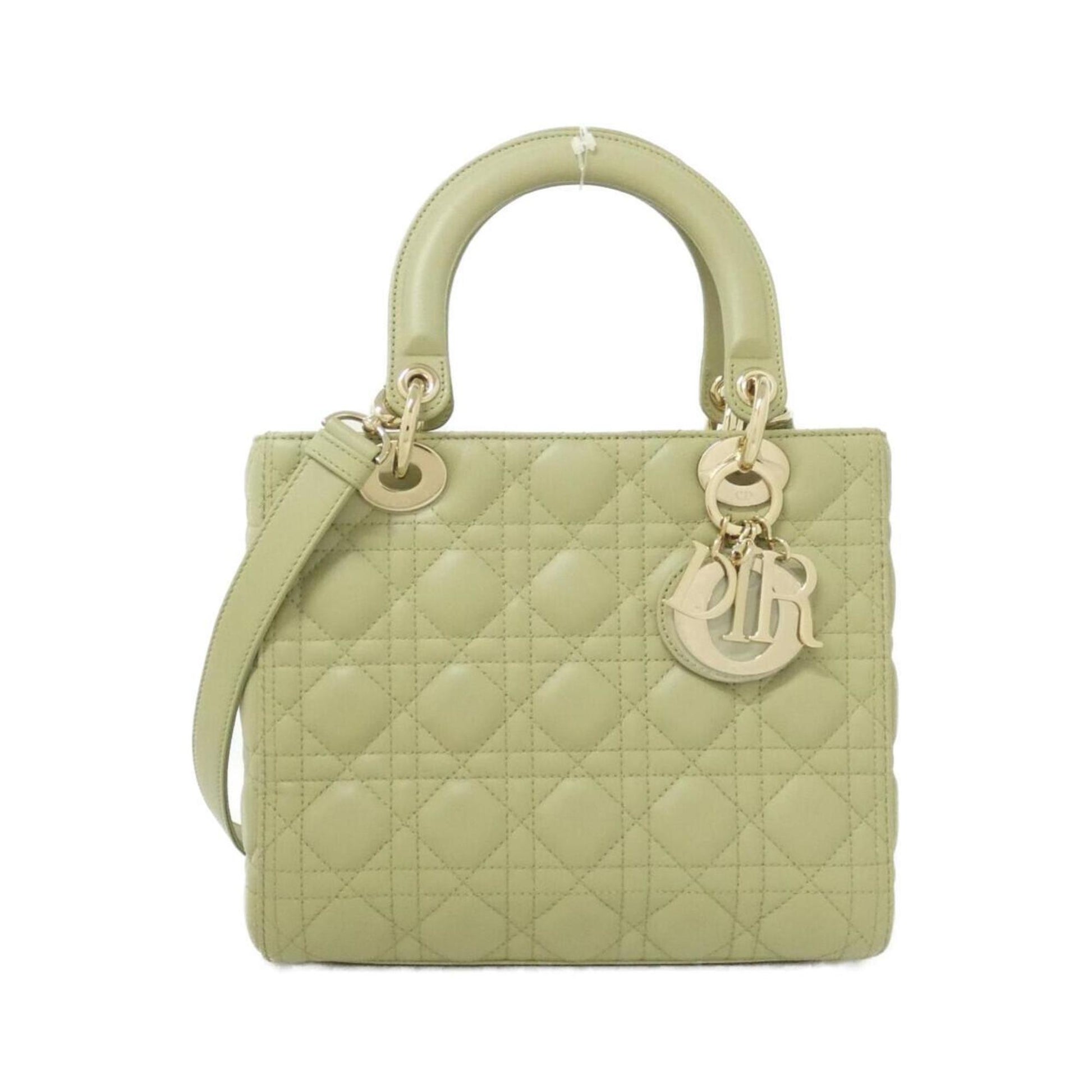 Christian Dior Green Leather Handbag  