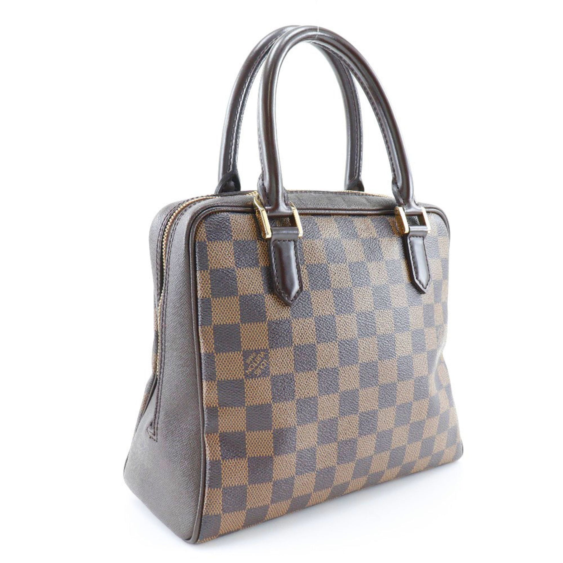 LOUIS VUITTON Brera Handbag Damier Canvas Brown Women's