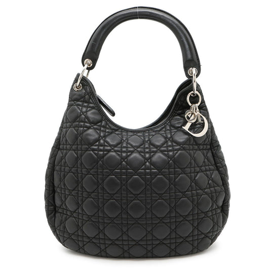 Christian Dior Black Leather Shoulder Bag  