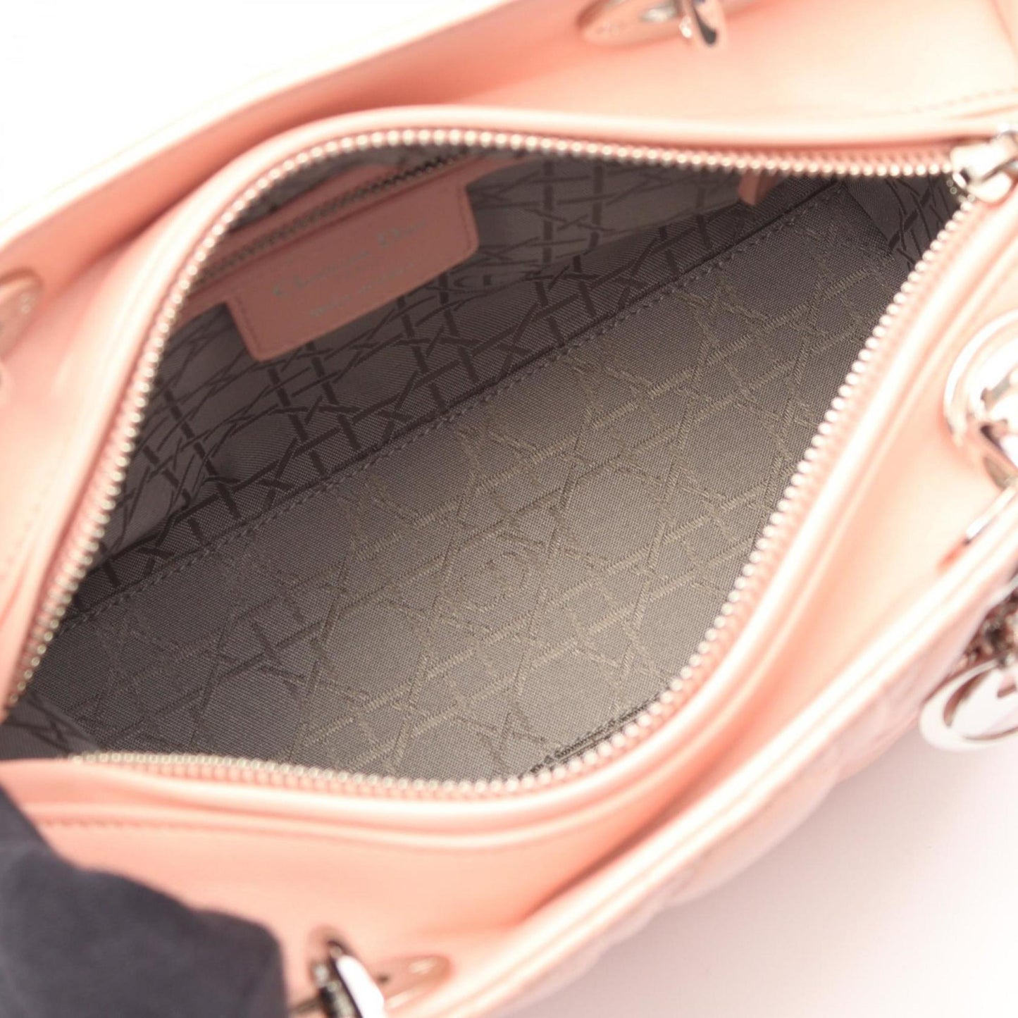 Christian Dior Pink Leather Handbag  