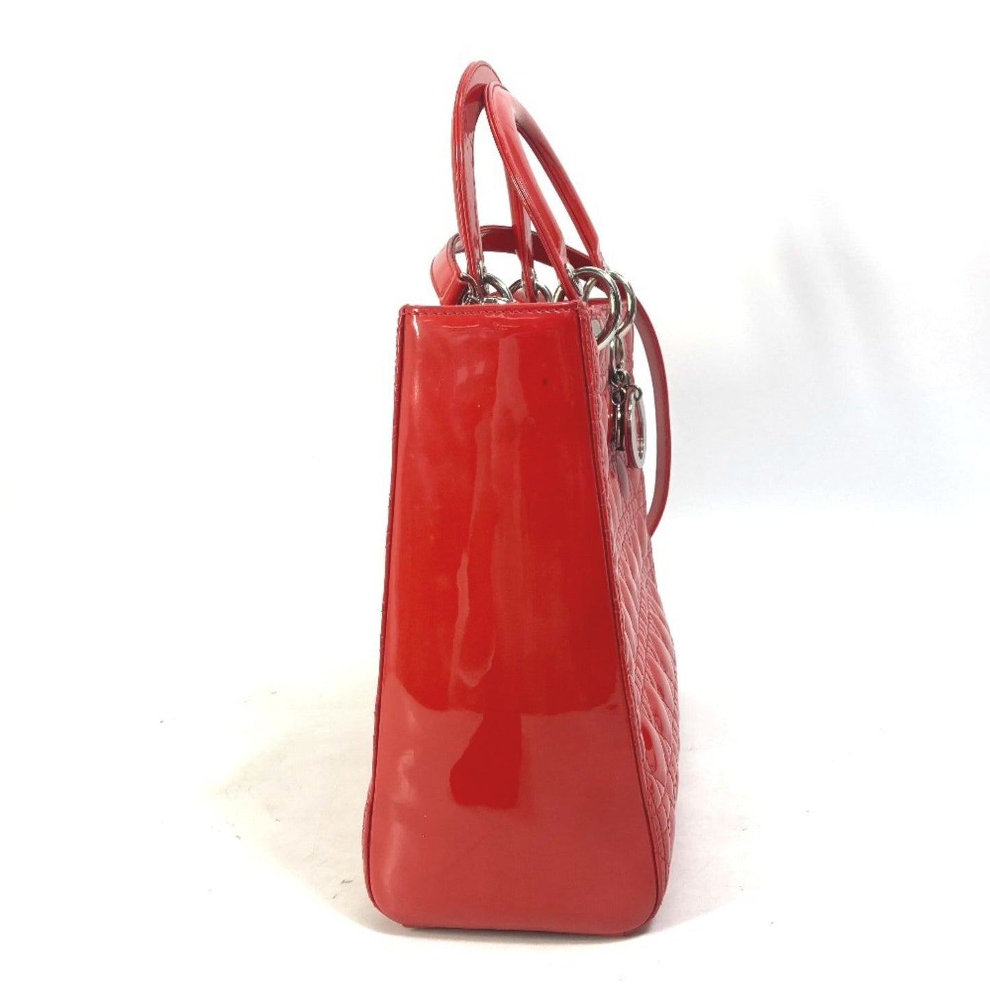 Christian Dior Red Color Leather Handbag Shoulder Bag  