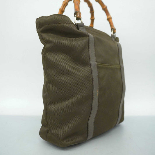 Gucci Nylon Canvas Handbag