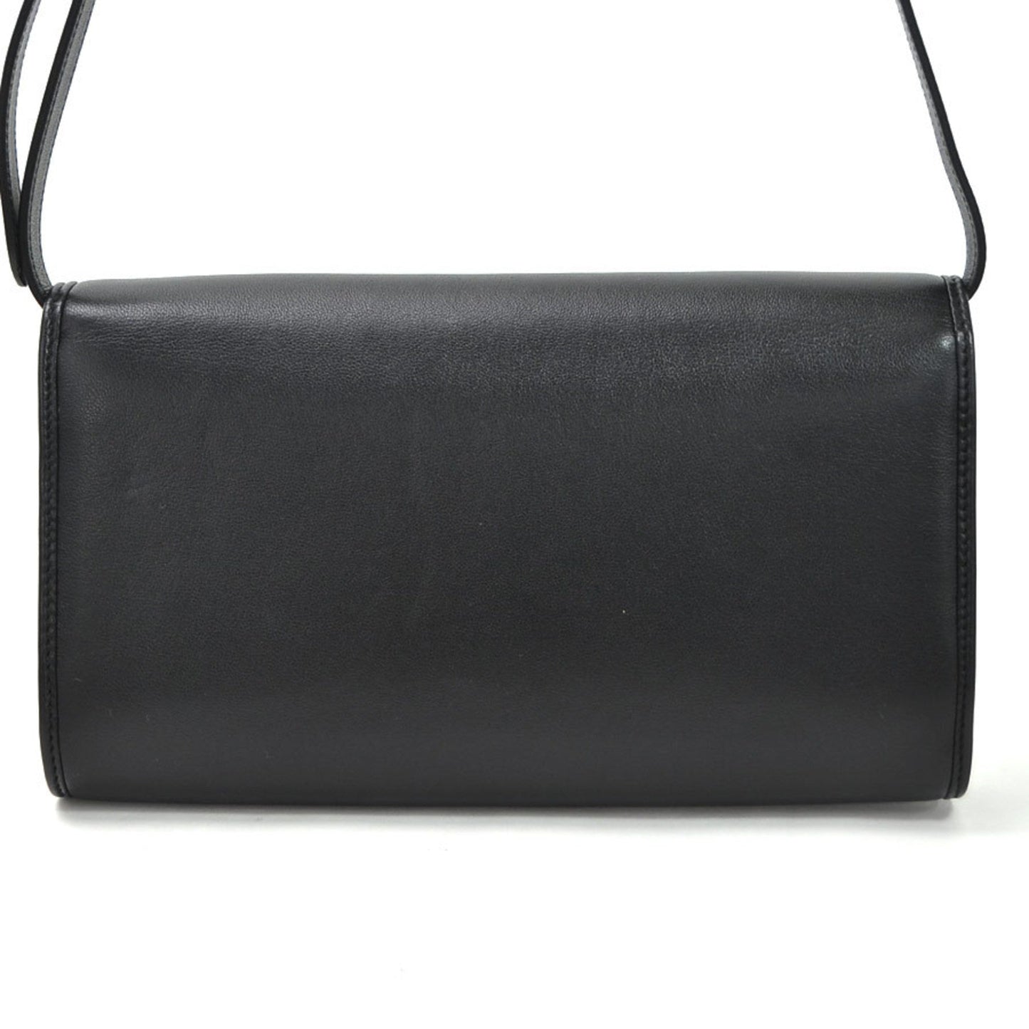 Gucci Interlocking G Black Leather Shoulder Bag