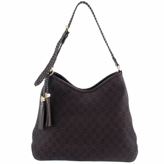 Gucci Lou Canvas Shoulder Bag