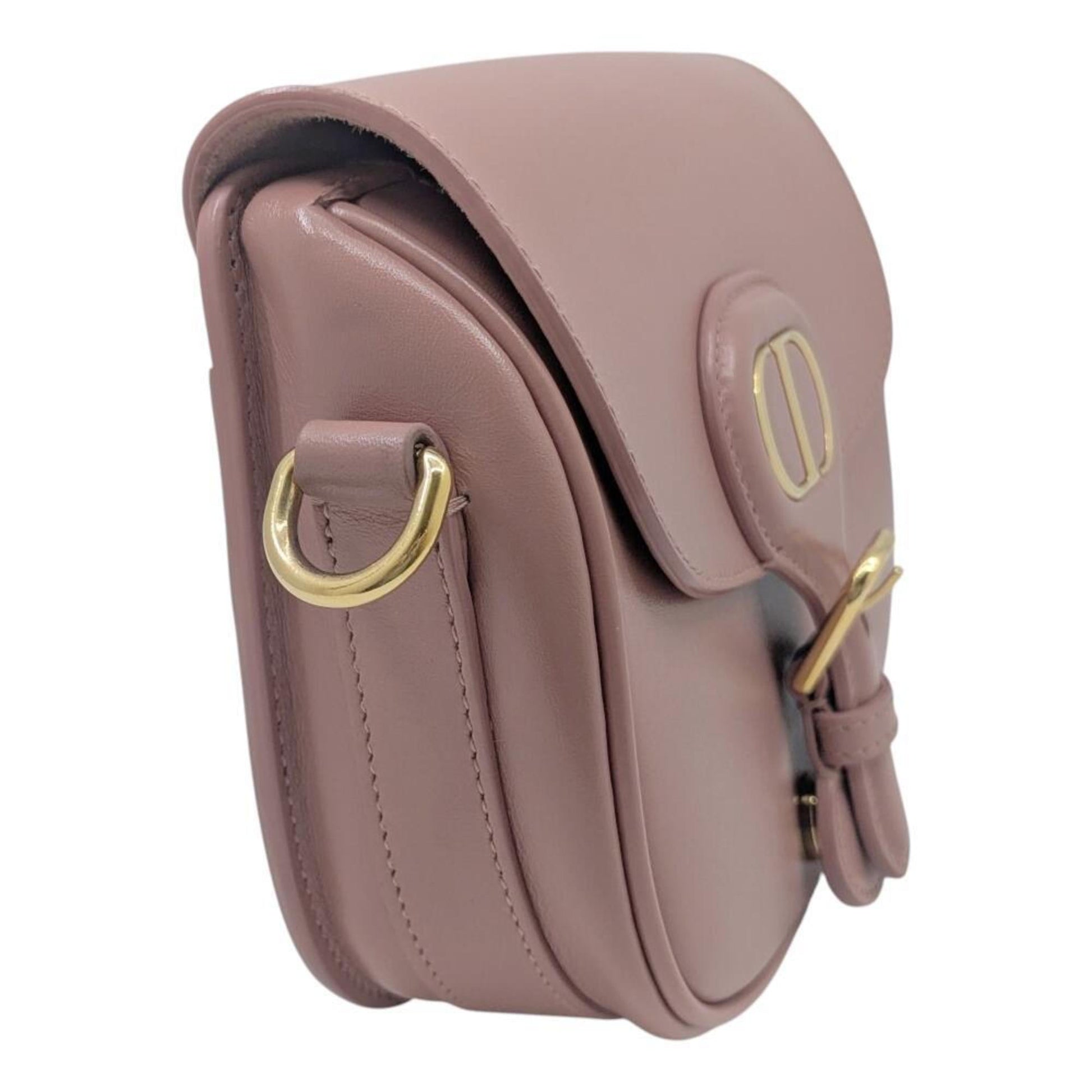 Christian Dior Pink Leather Shoulder Bag  