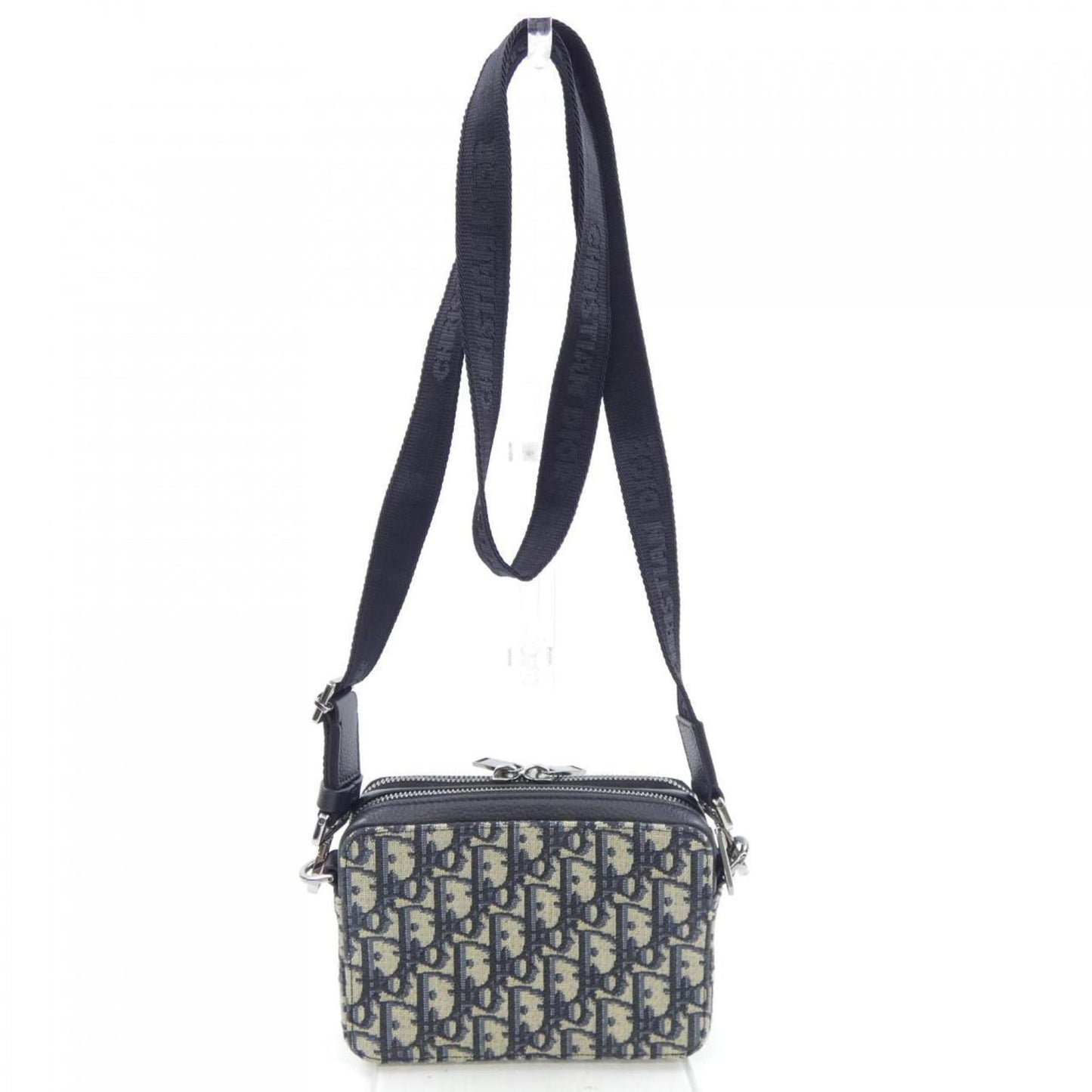 Christian Dior Beige Black Navy Handbag  