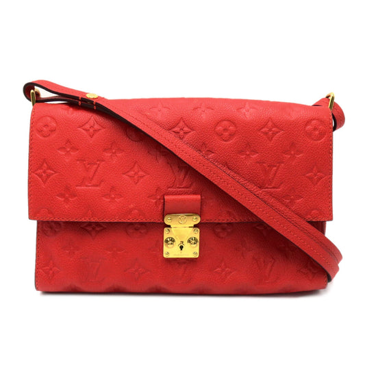 LOUIS VUITTON Fascinant Red Orient Monogram empreinte leather M94227
