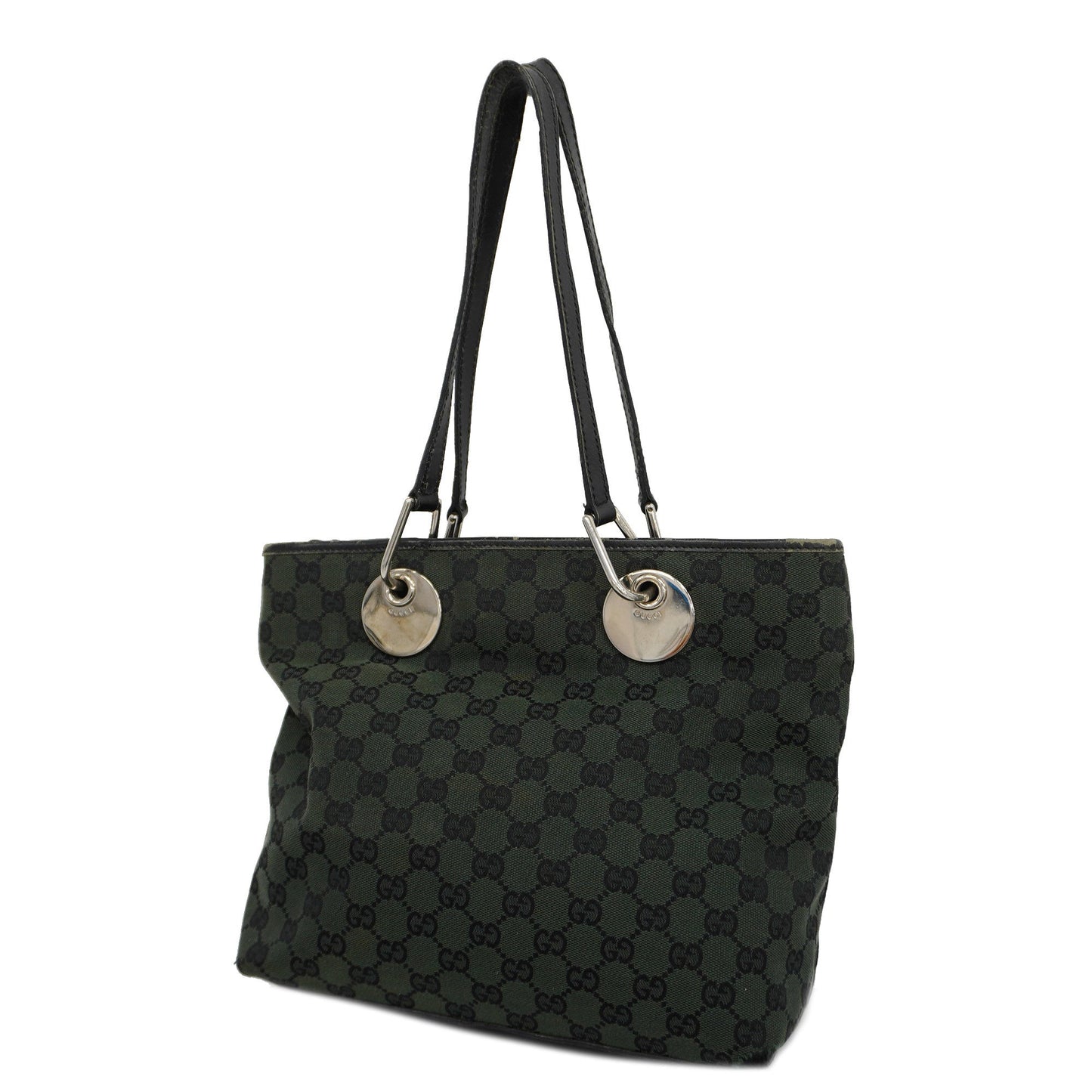 Gucci Leather Canvas Tote