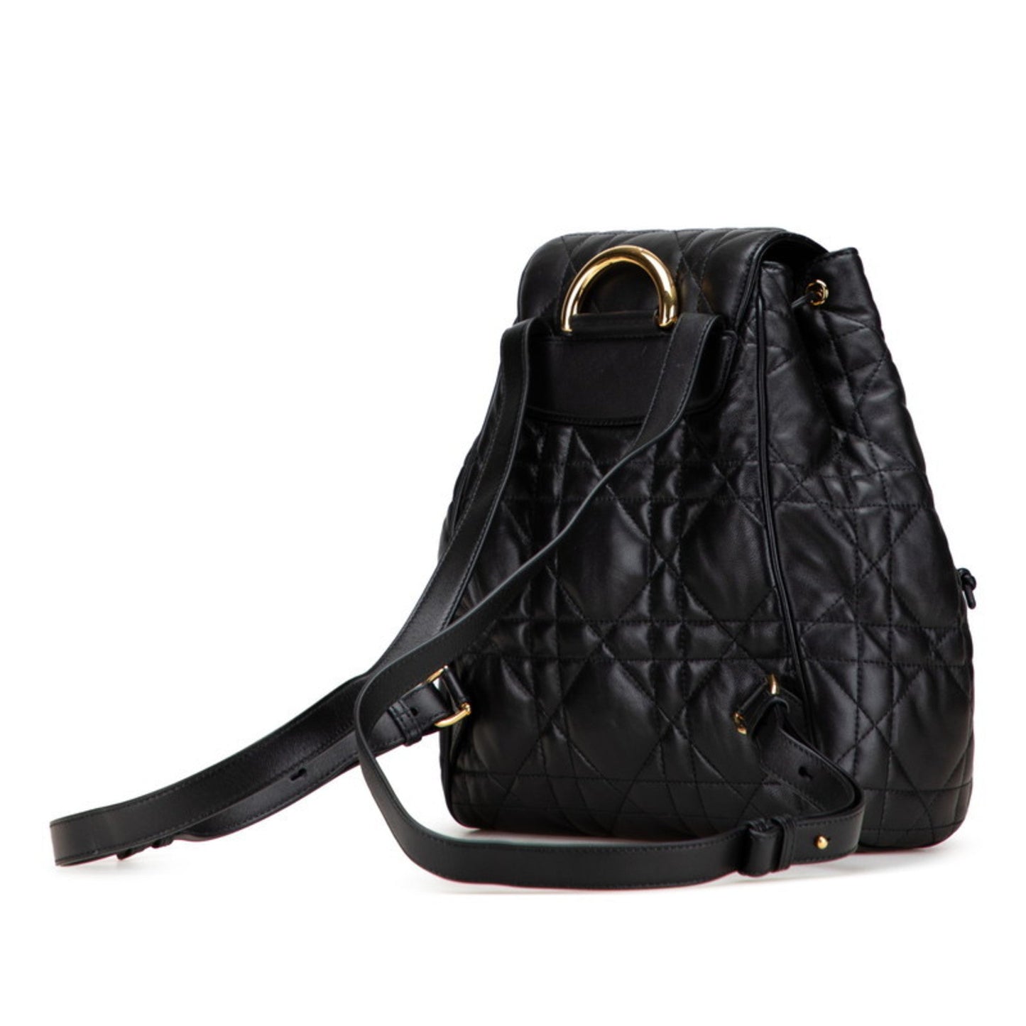 Christian Dior Black Leather Backpack  