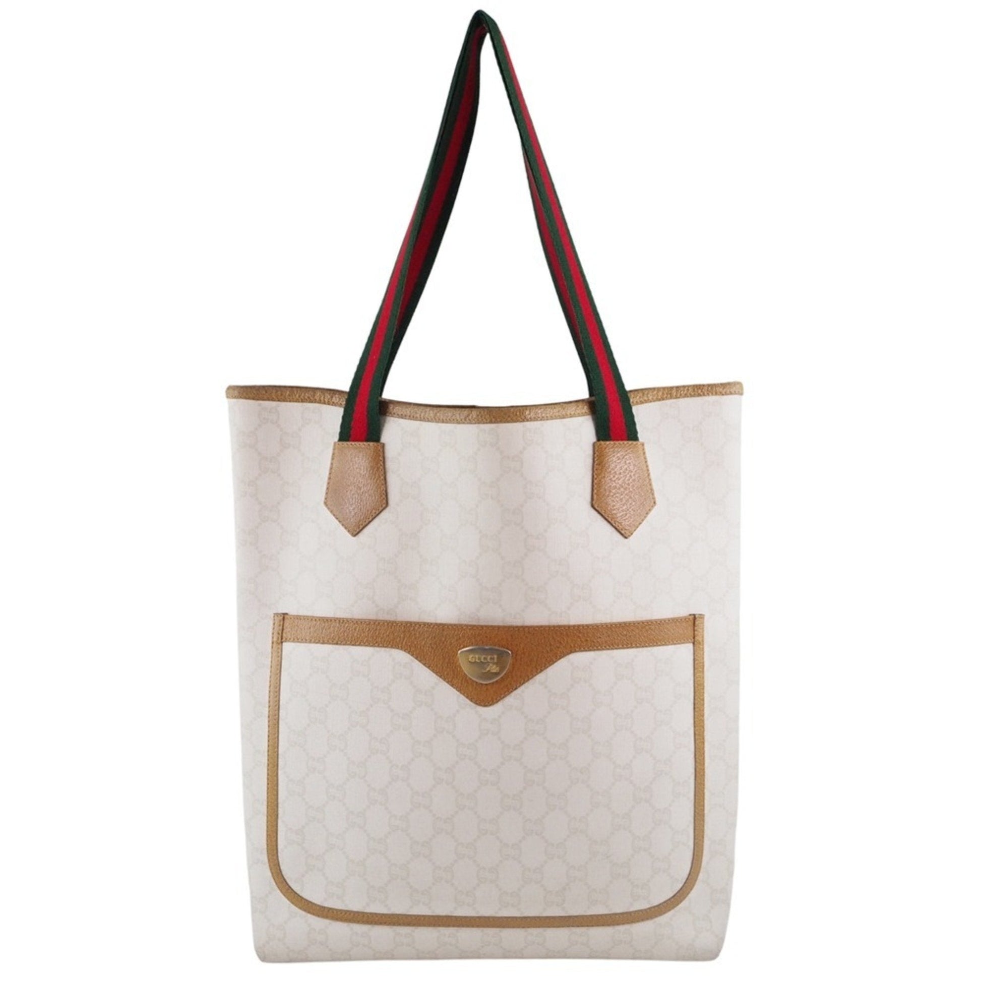 Gucci Sherry Line White Tote