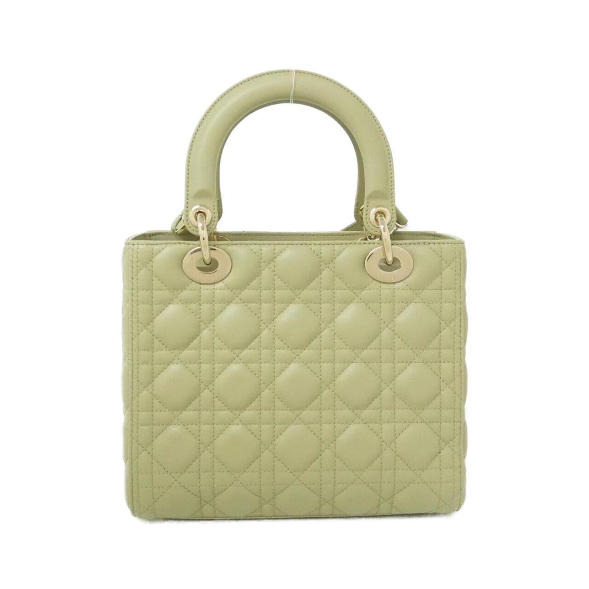 Christian Dior Green Leather Handbag  
