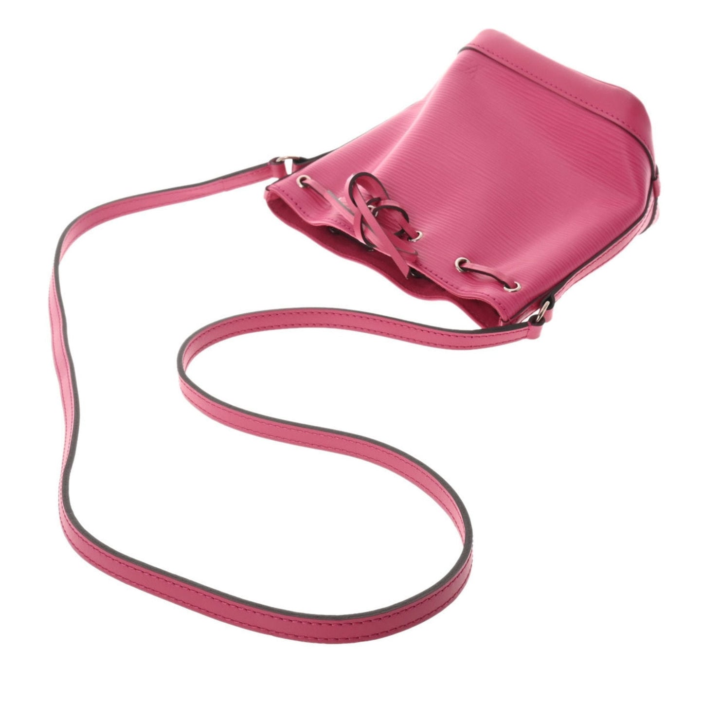 LOUIS VUITTON Epi Nano Noe Hot Pink M42573 Women's Leather Shoulder Bag