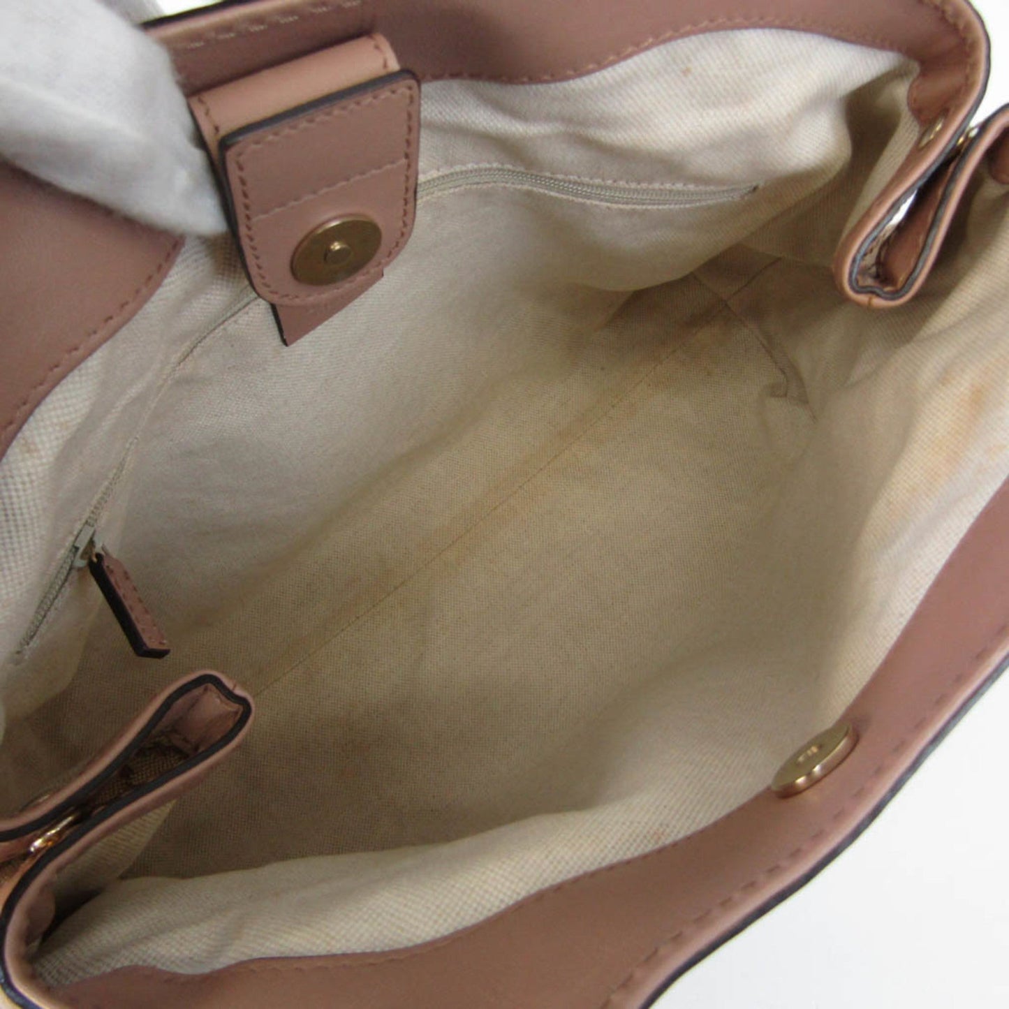 Gucci Leather Canvas Handbag