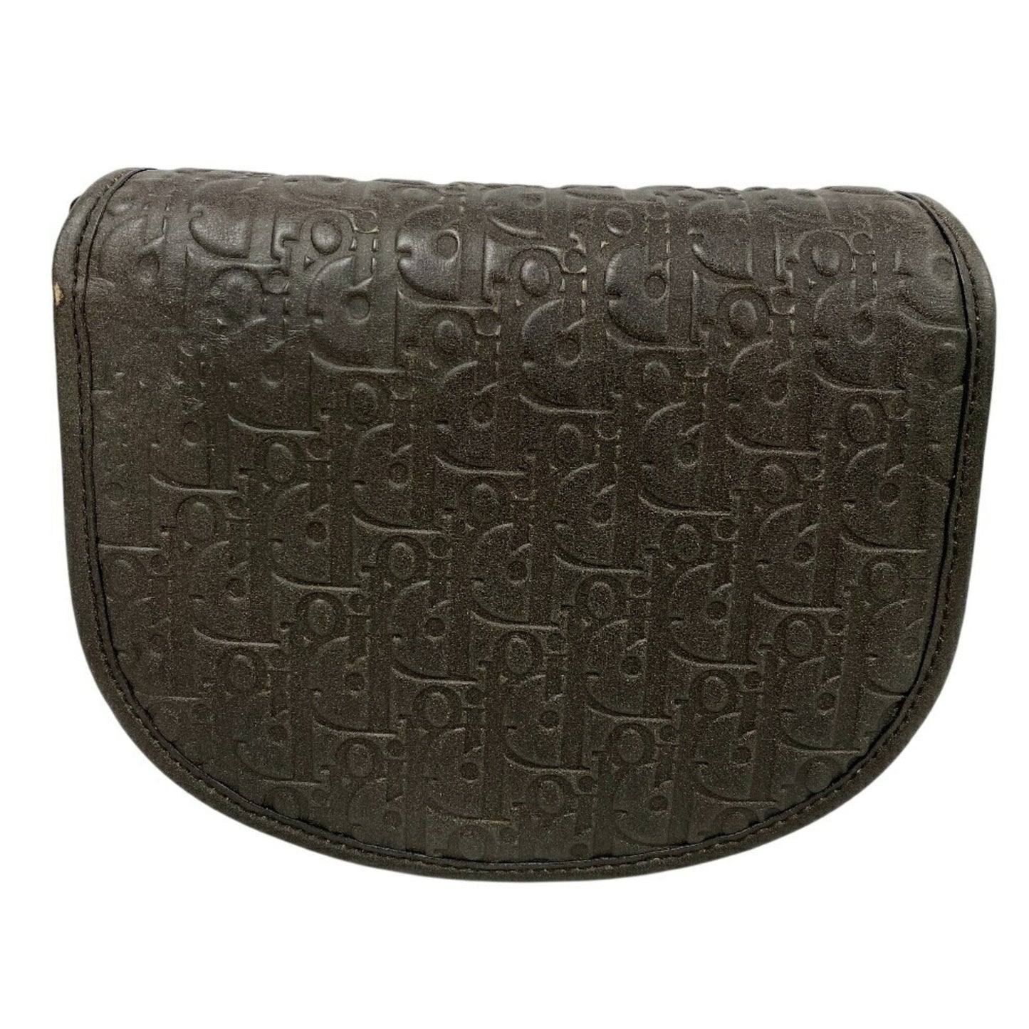 Christian Dior Brown Leather Shoulder Bag  