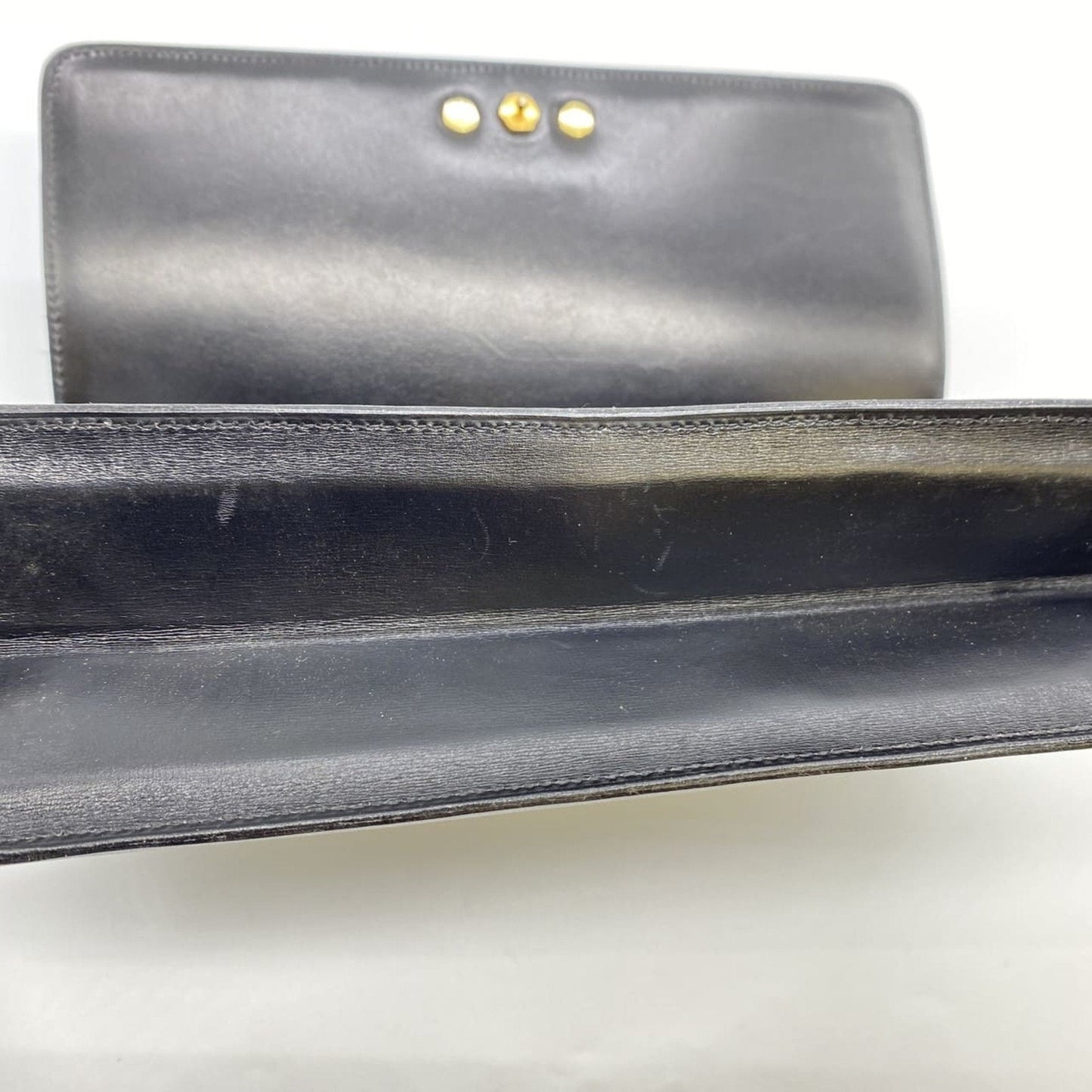 Christian Dior Black Leather Shoulder Bag  