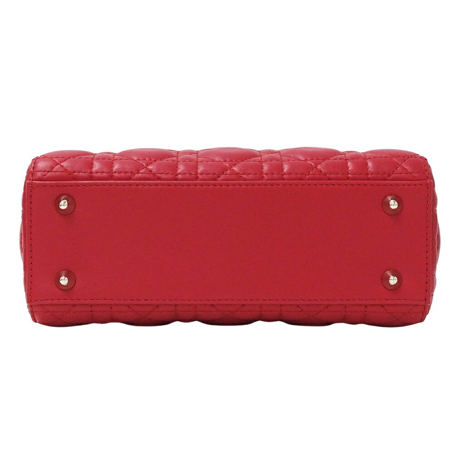 Christian Dior Pink Red Leather Handbag Shoulder Bag  