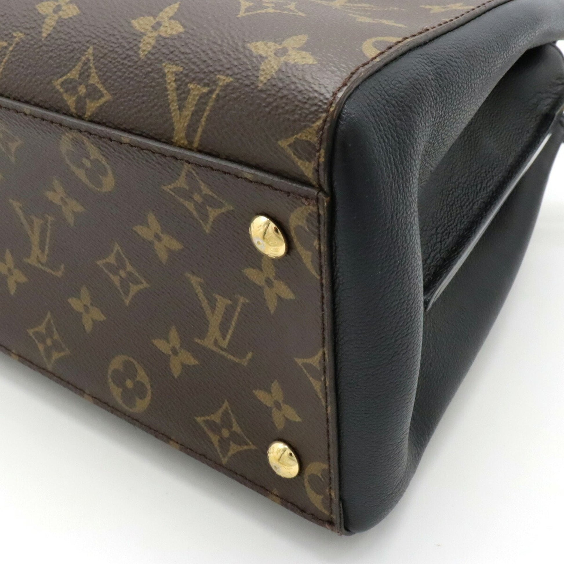 LOUIS VUITTON Monogram Florine Handbag Shoulder Bag Noir Black