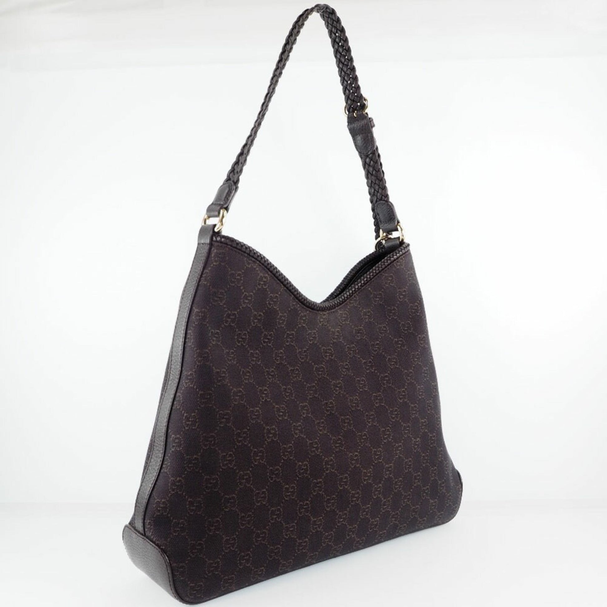 Gucci Lou Canvas Shoulder Bag