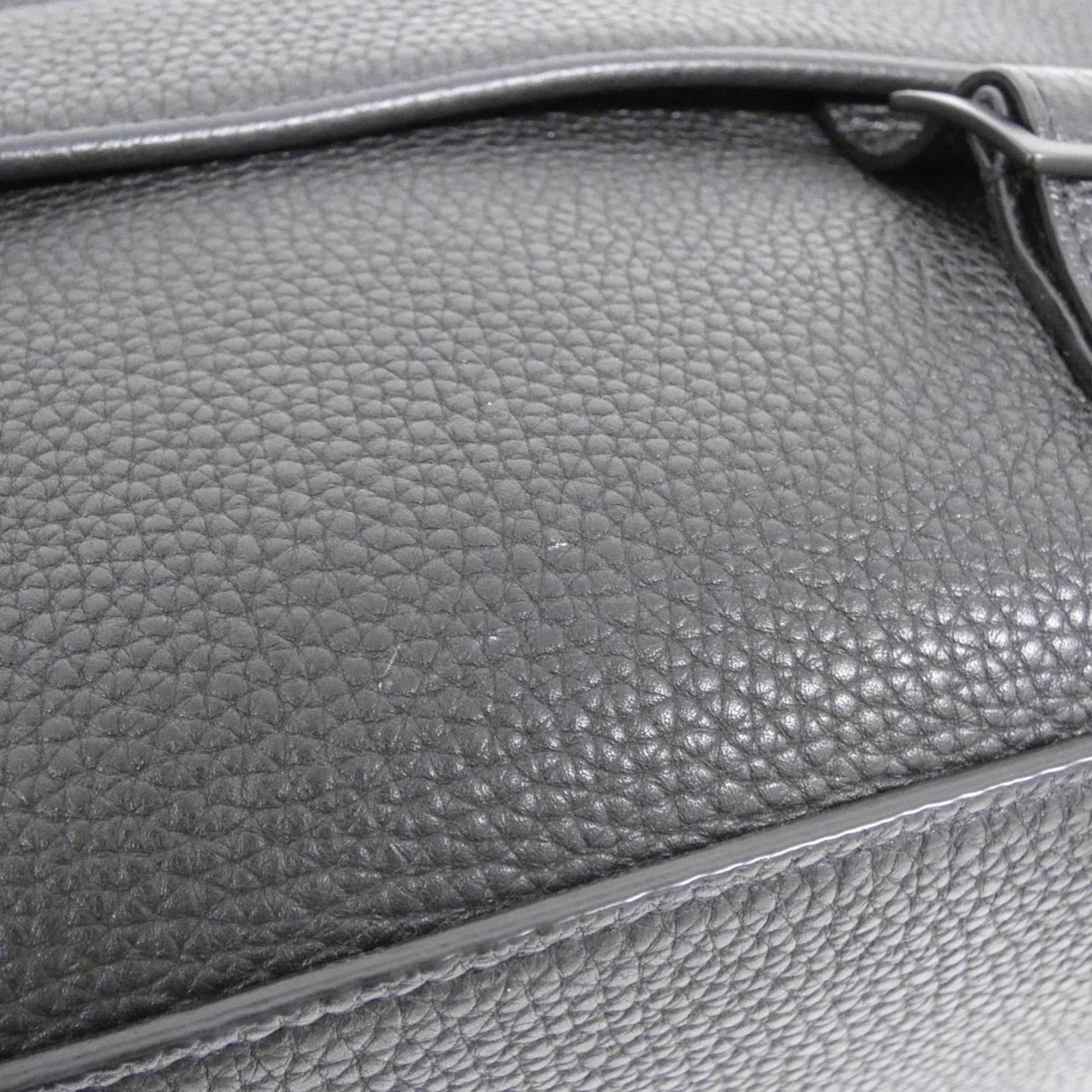 Christian Dior Black Leather Shoulder Bag  