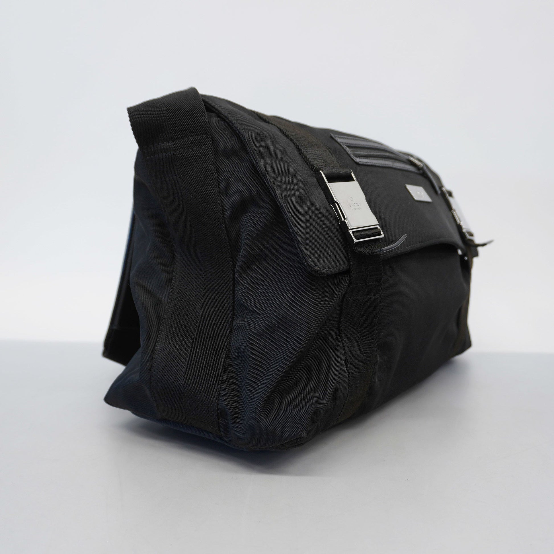 Gucci Nylon Leather Shoulder Bag