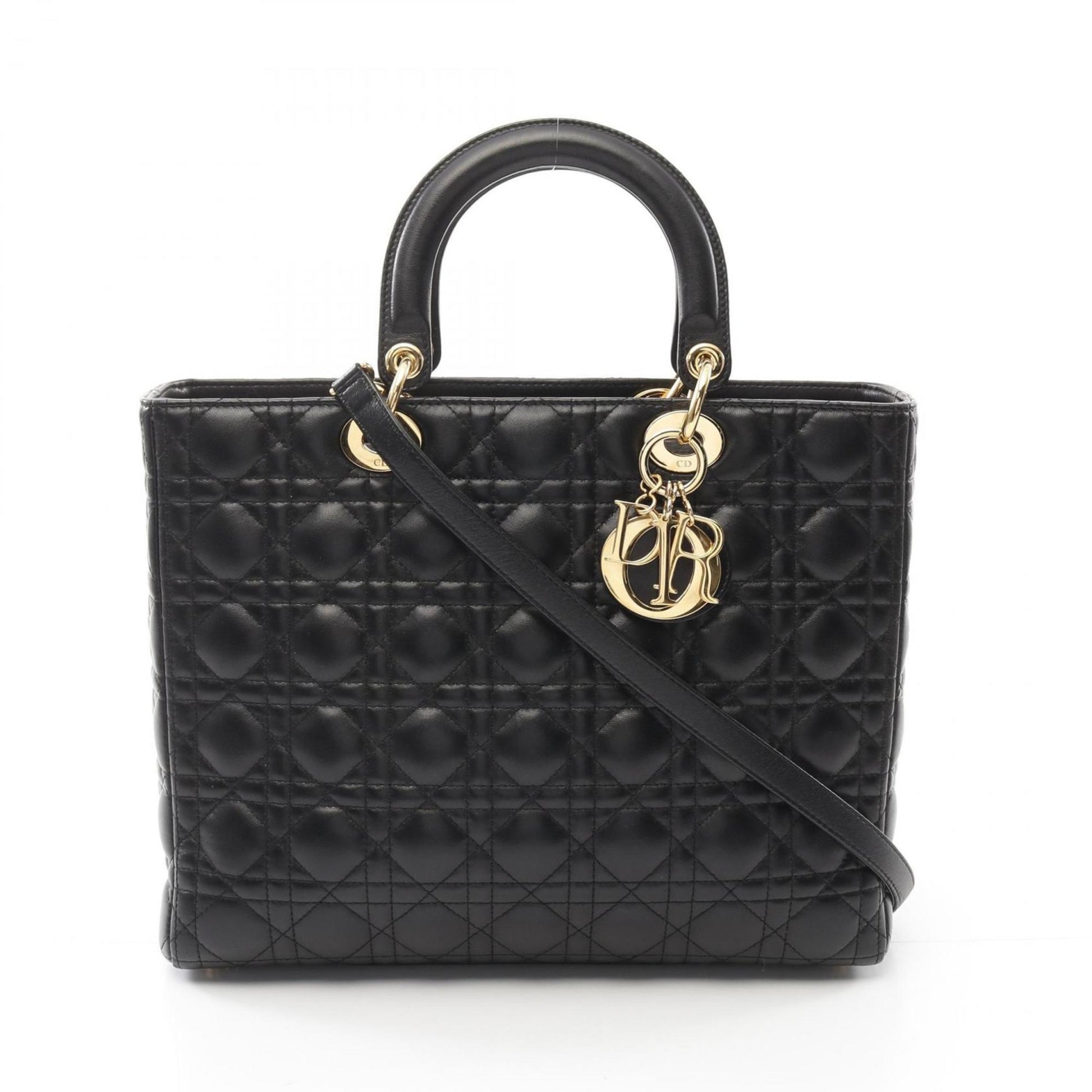 Christian Dior Black Leather Handbag  
