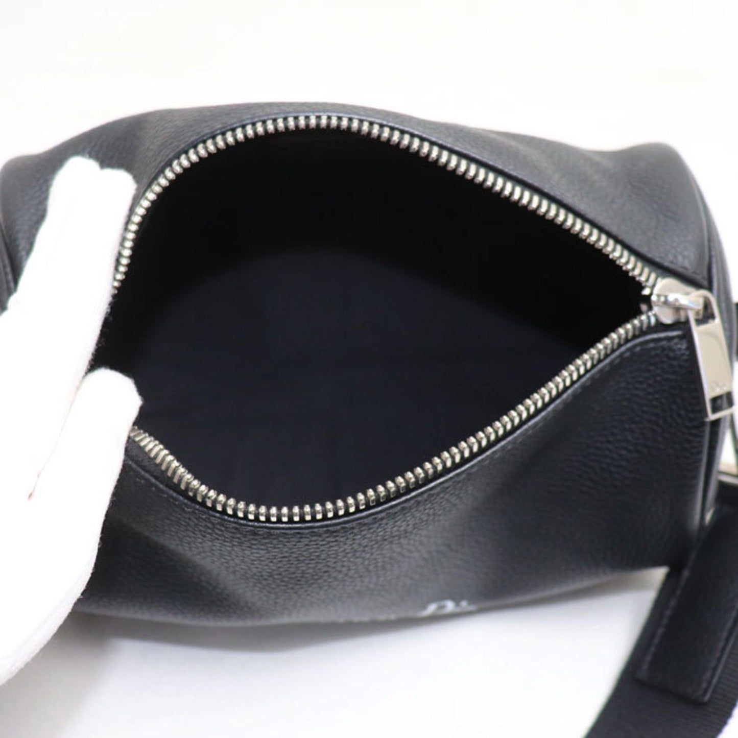 Christian Dior Black Leather Shoulder Bag  
