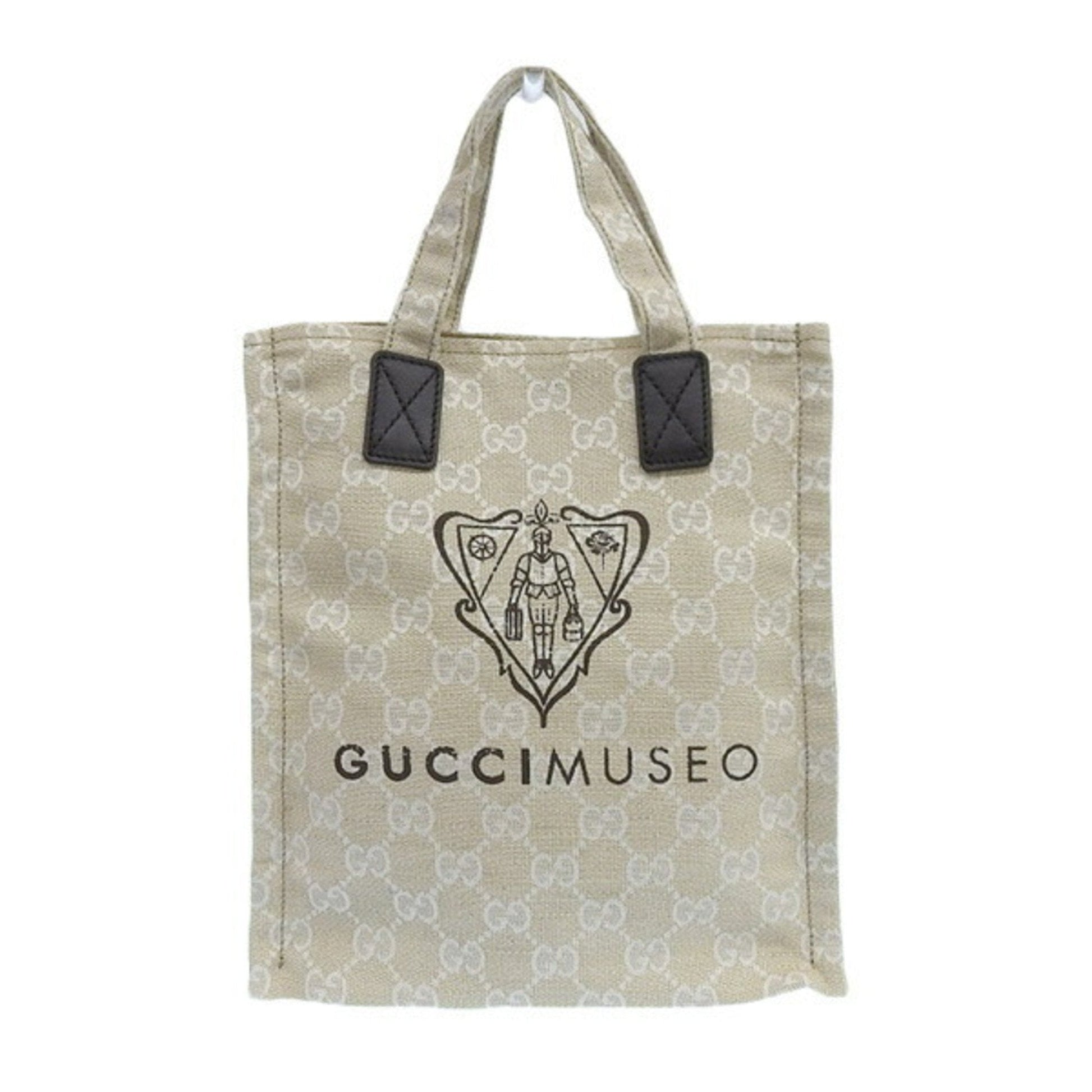 Gucci Beige Canvas Handbag Style 1