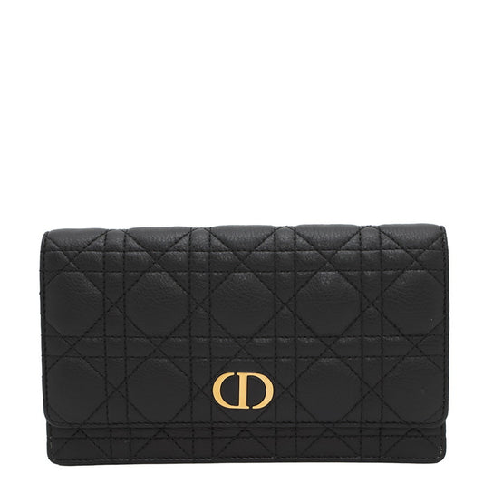 Christian Dior Black Leather Sling Bag  