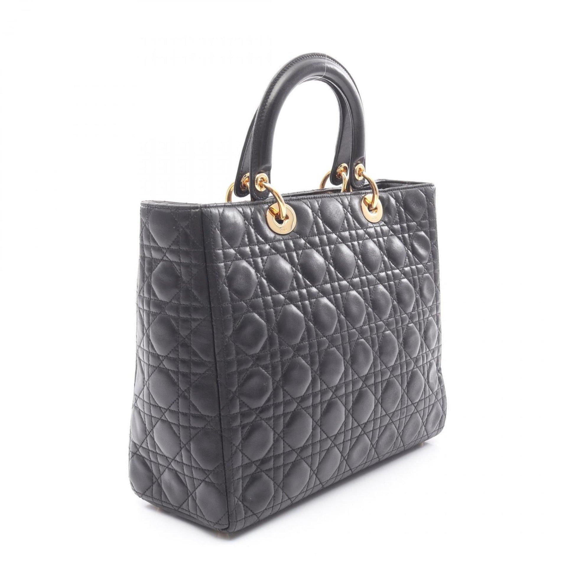 Christian Dior Black Leather Handbag  