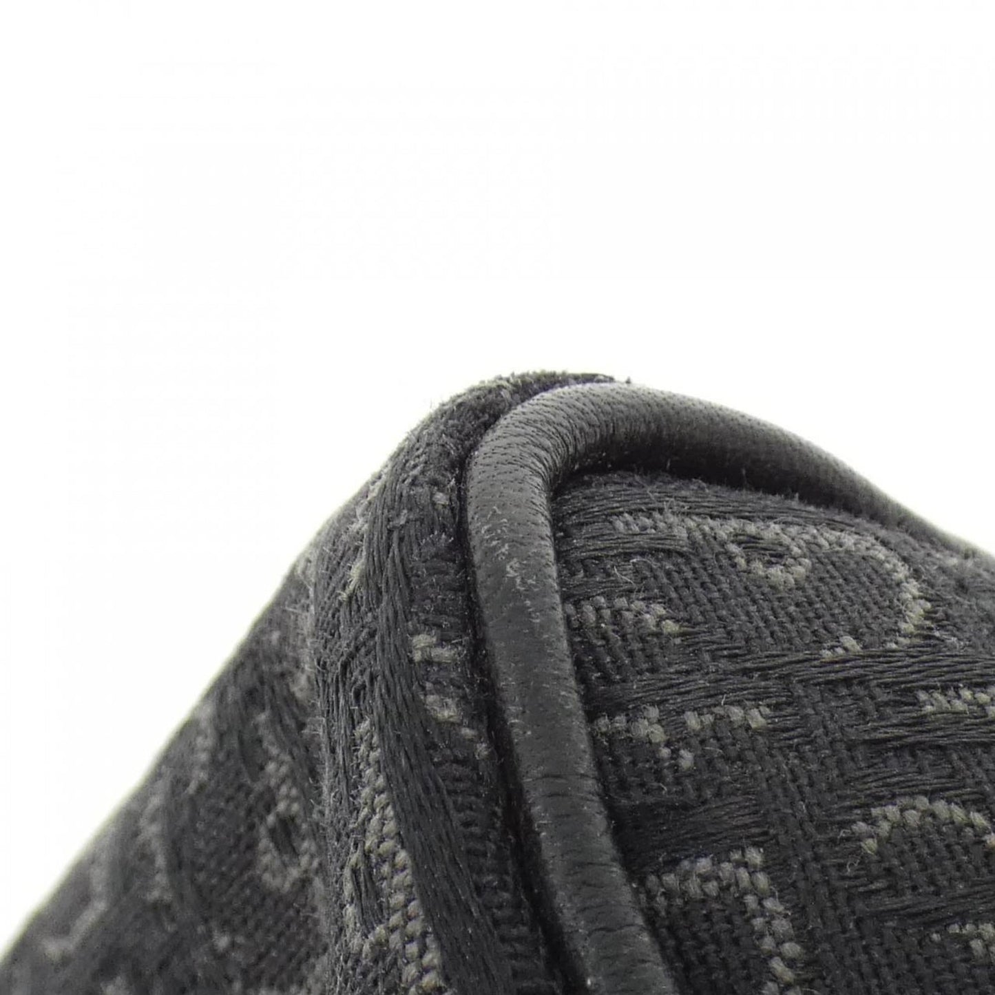 Christian Dior Black Canvas Handbag  