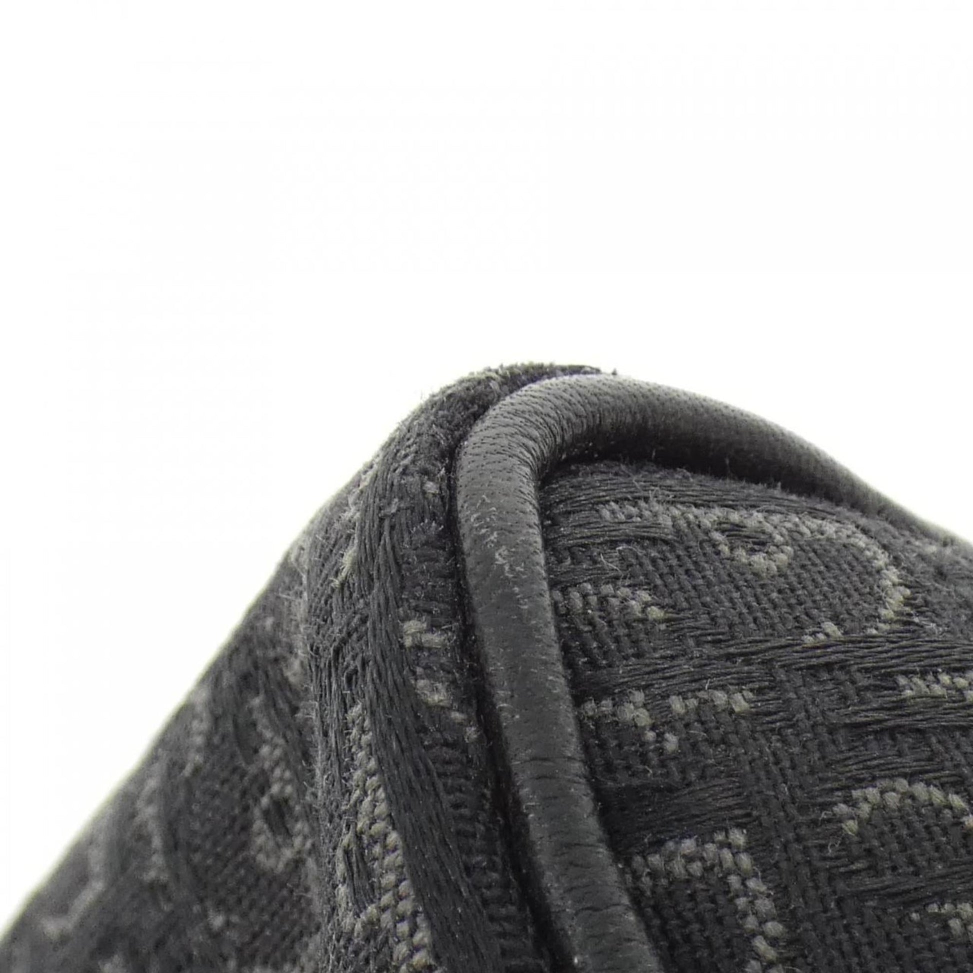Christian Dior Black Canvas Handbag  