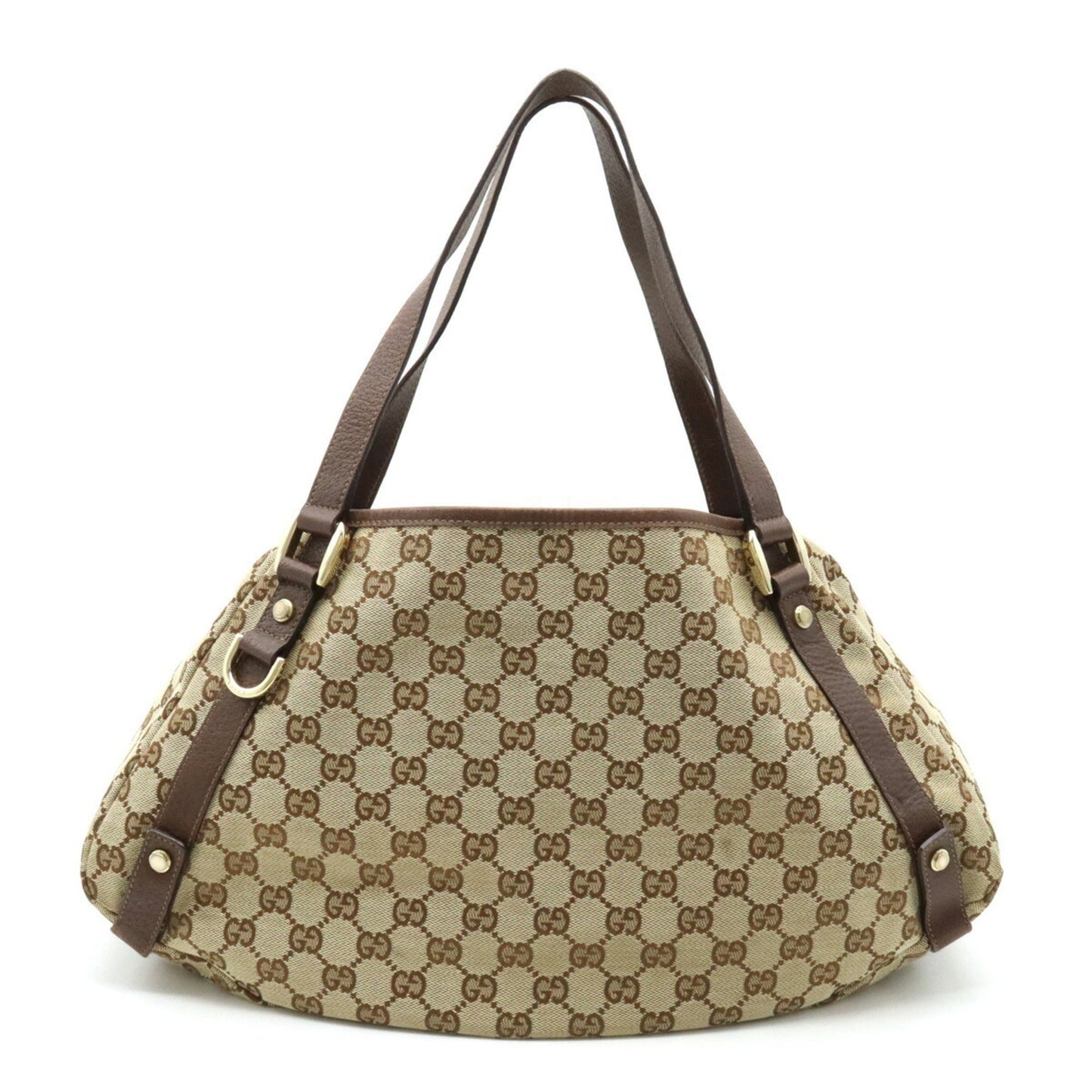 Gucci Leather Canvas Tote