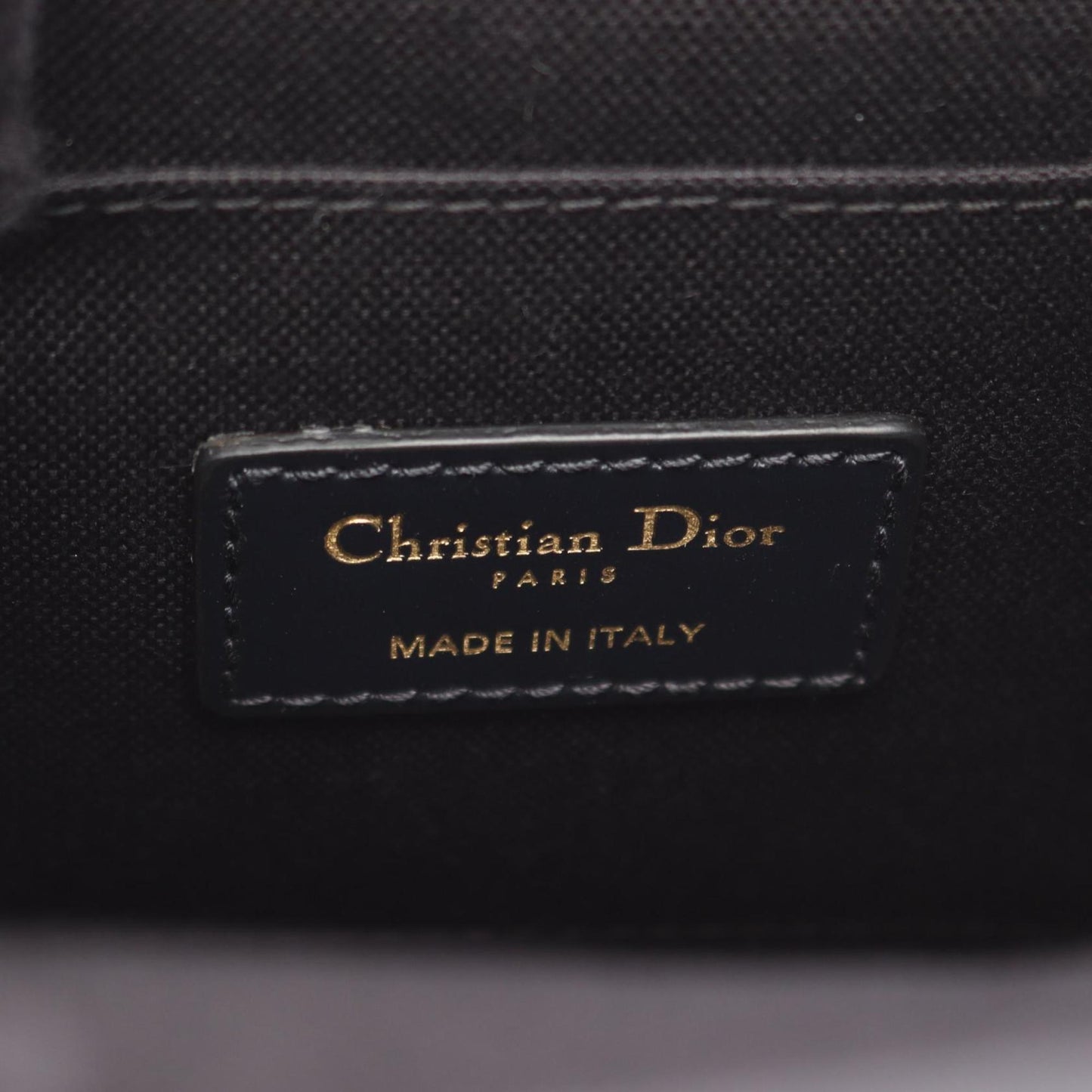 Christian Dior Beige Navy Canvas Tote Bag  