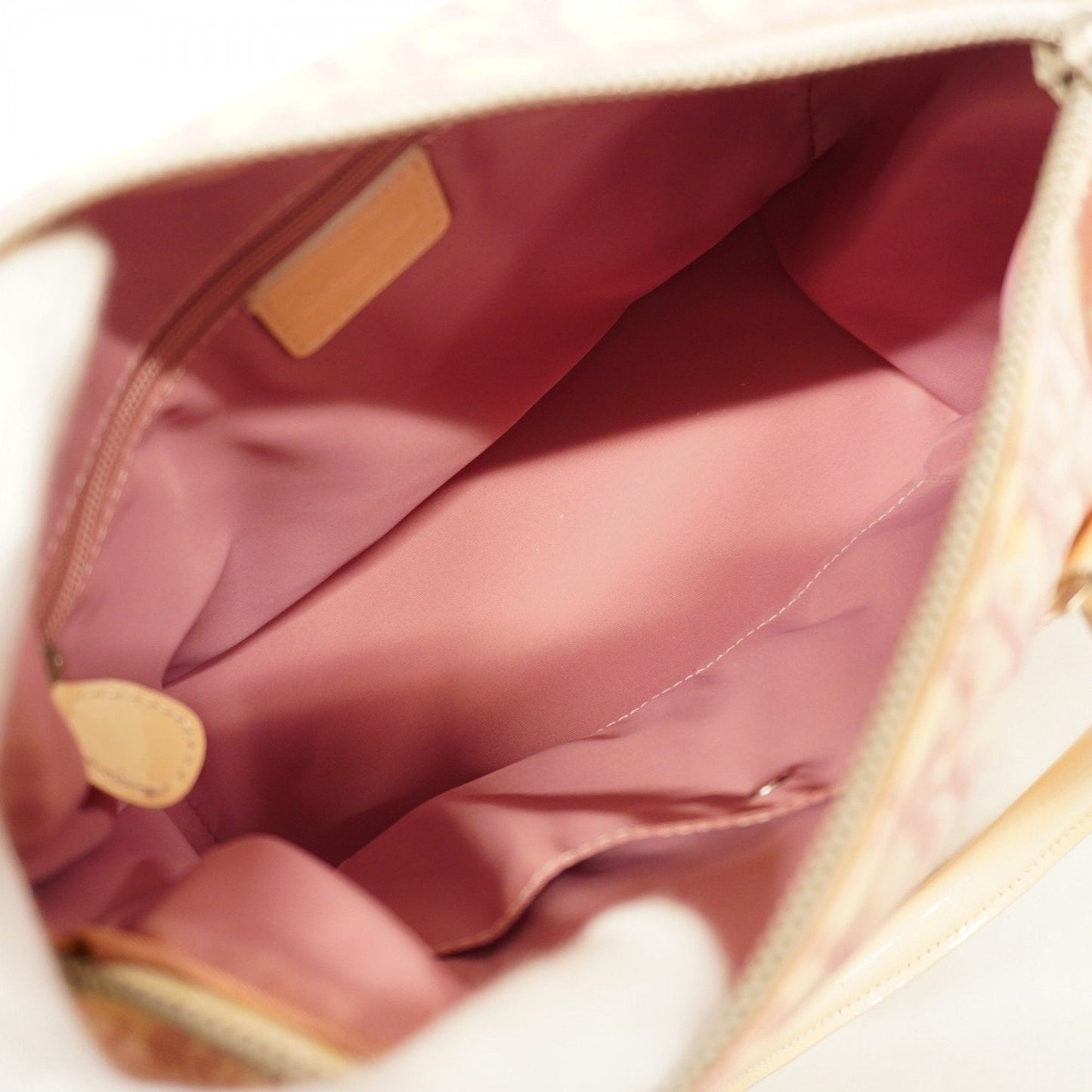 Christian Dior Ivory Pink Pvc Handbag  
