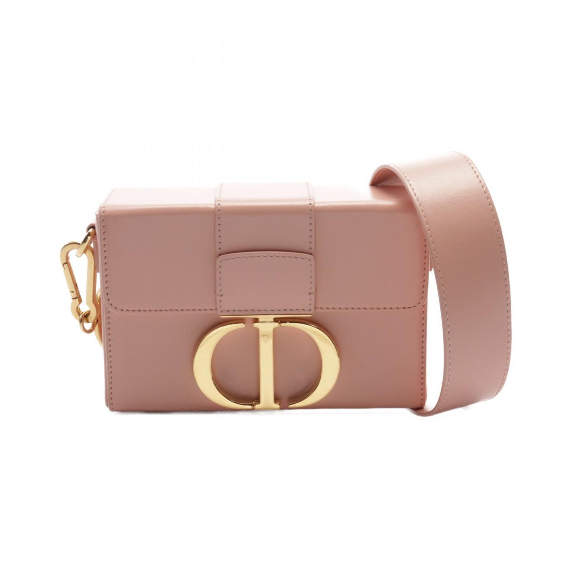 Christian Dior Pink Leather Shoulder Bag  
