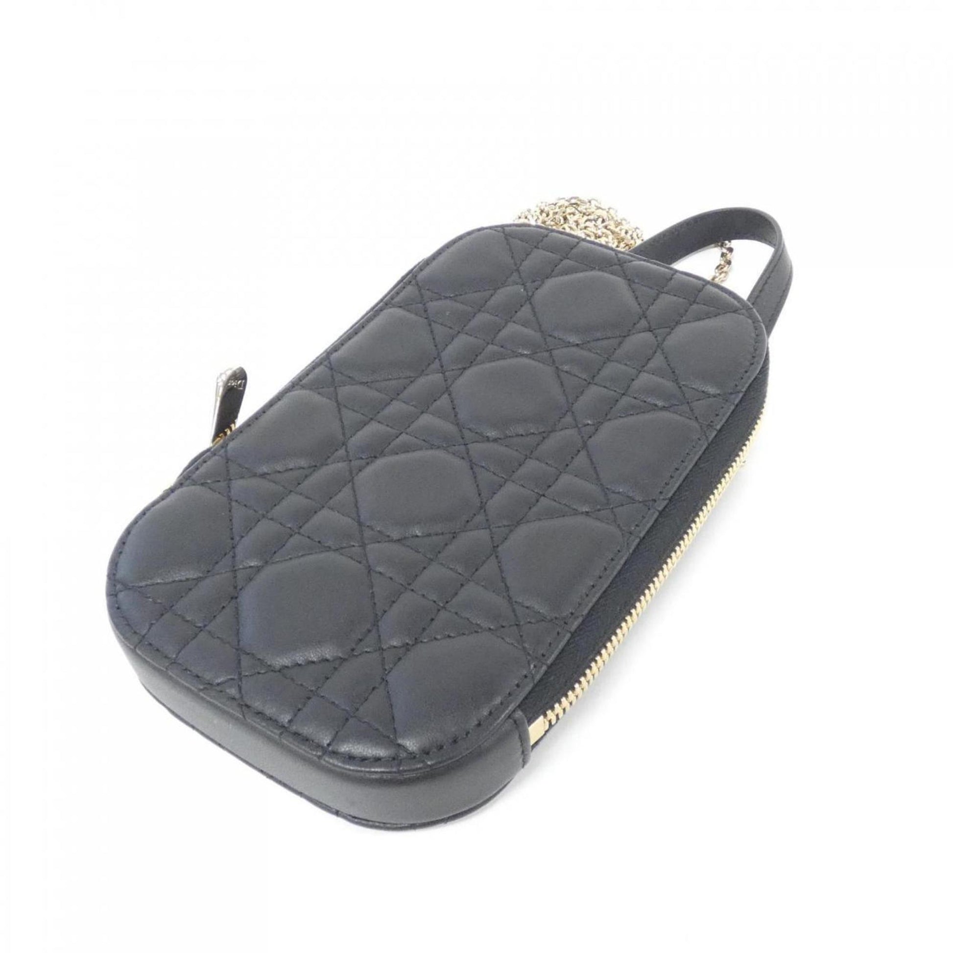 Christian Dior Black Leather Pouch  
