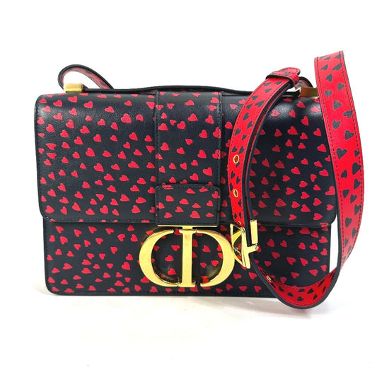 Christian Dior Black Leather Shoulder Bag  