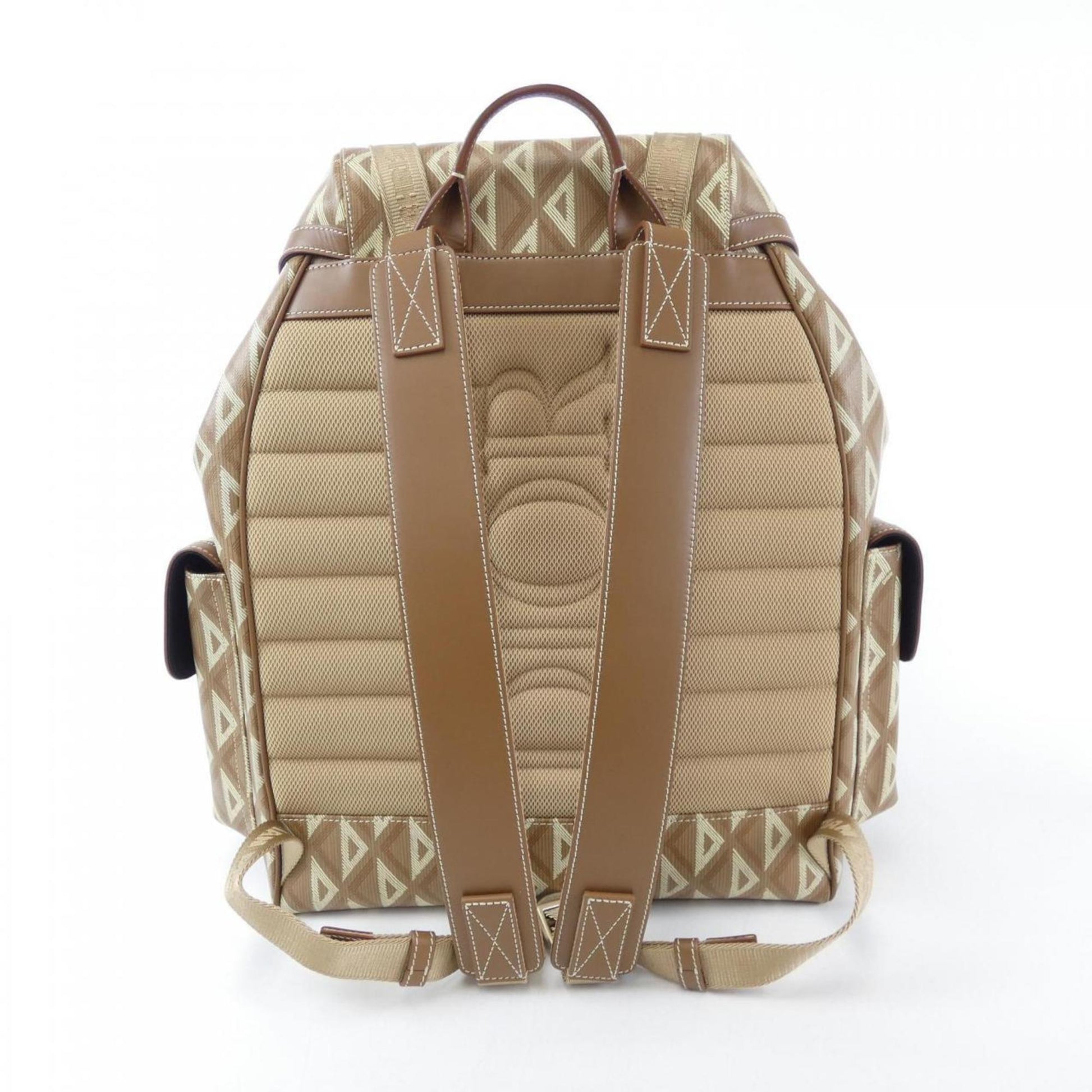 Christian Dior Beige Brown Backpack  