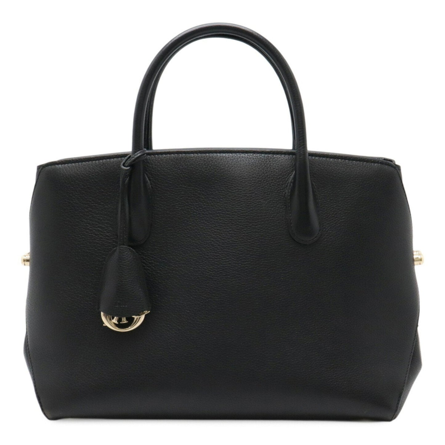 Christian Dior Black Leather Handbag Tote Bag  