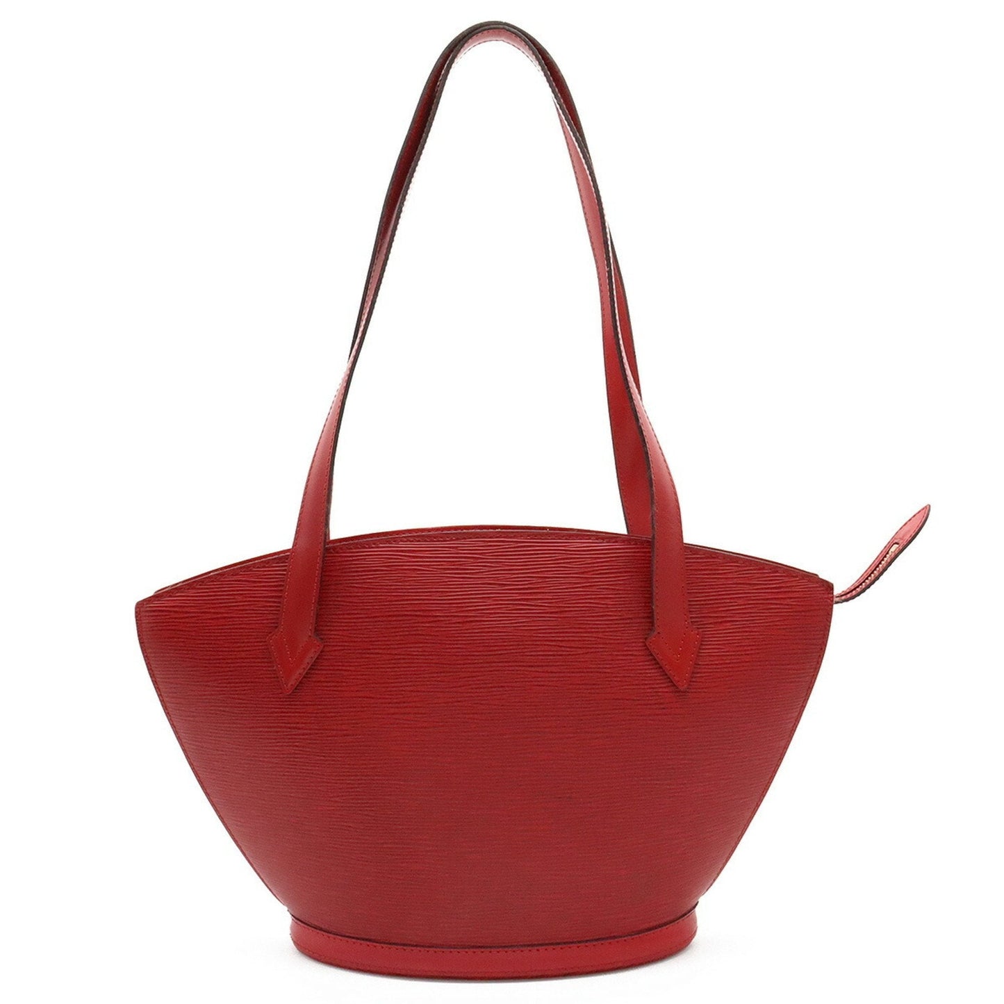 LOUIS VUITTON Epi Saint-Jacques Poigner Long Tote Bag Shoulder Leather Castilian Red